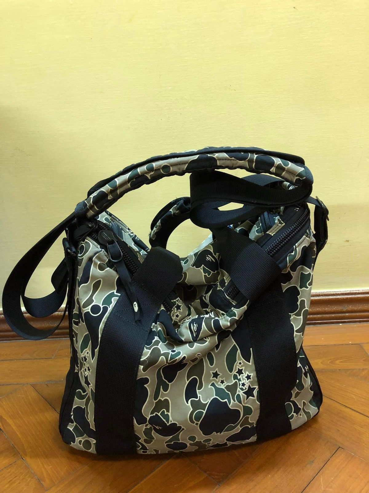 Nigo Sta Camo Record Bag Size ONE SIZE - 4 Thumbnail