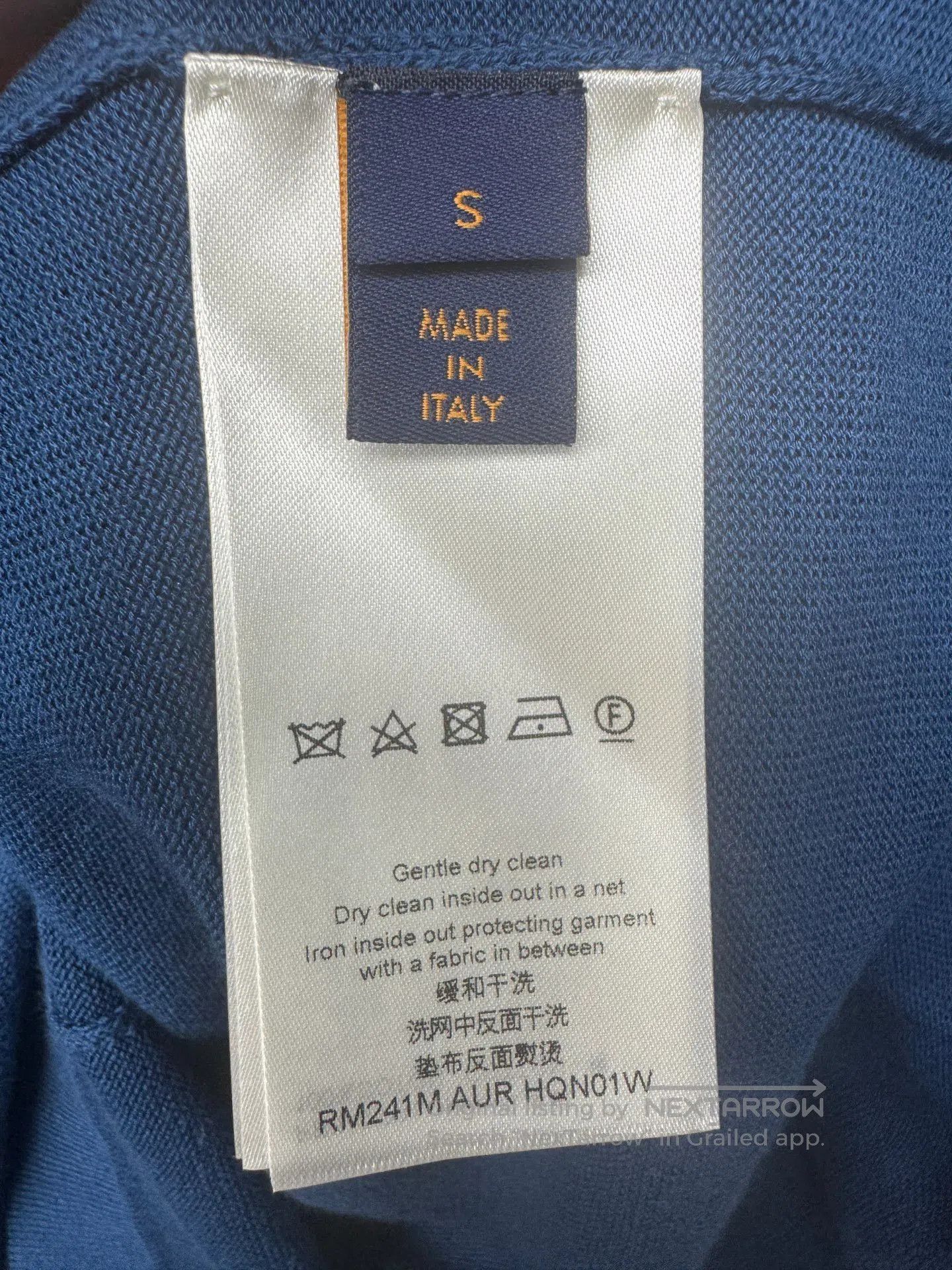 Louis Vuitton Louis Vuitton FW23 Blue Letter Print T. Size US S / EU 44-46 / 1 - 4 Thumbnail