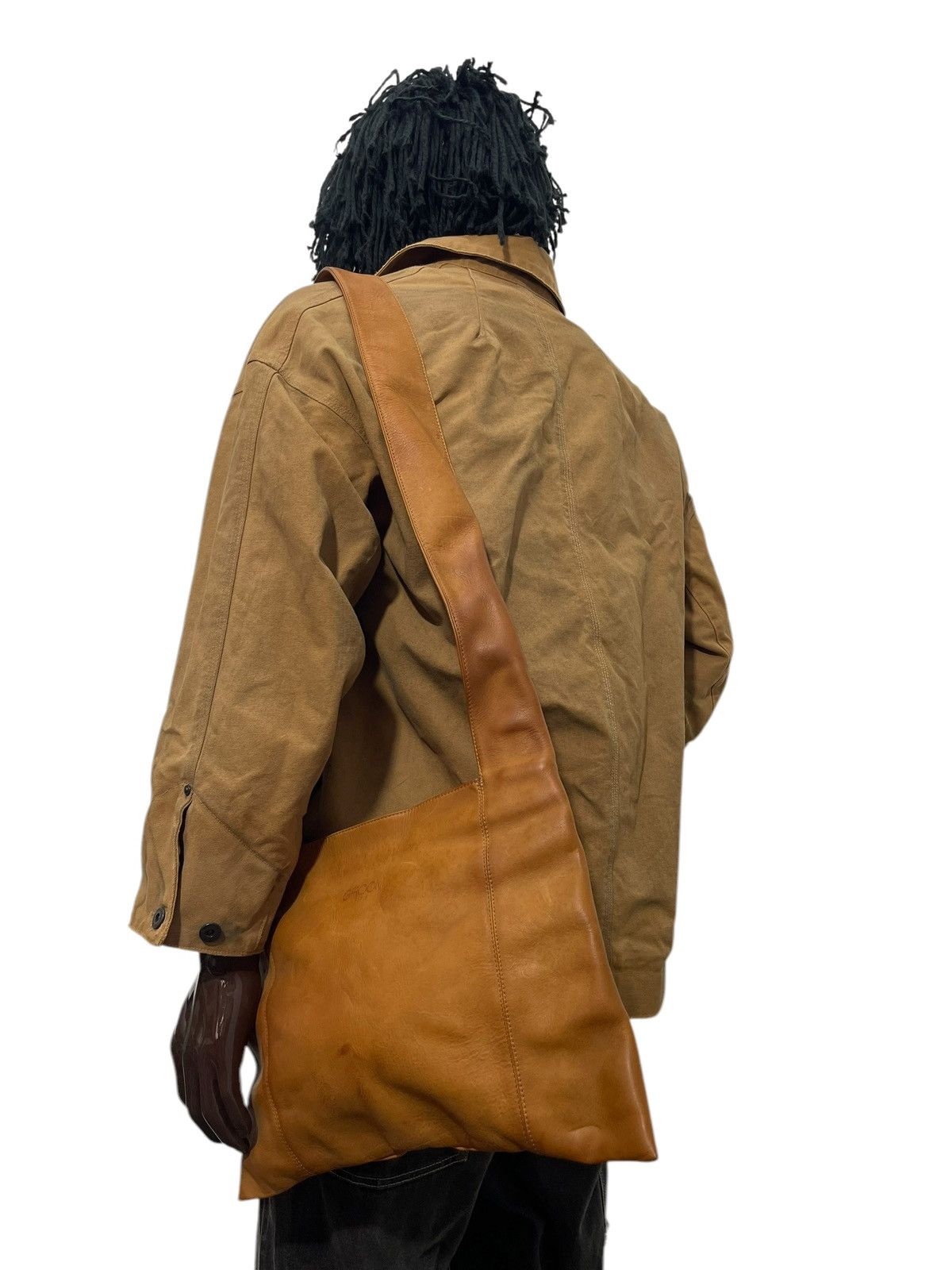 Genuine Leather Full Leather Patina Groom Paris Shoulder Bag 1🟩4 Size ONE SIZE - 2 Thumbnail