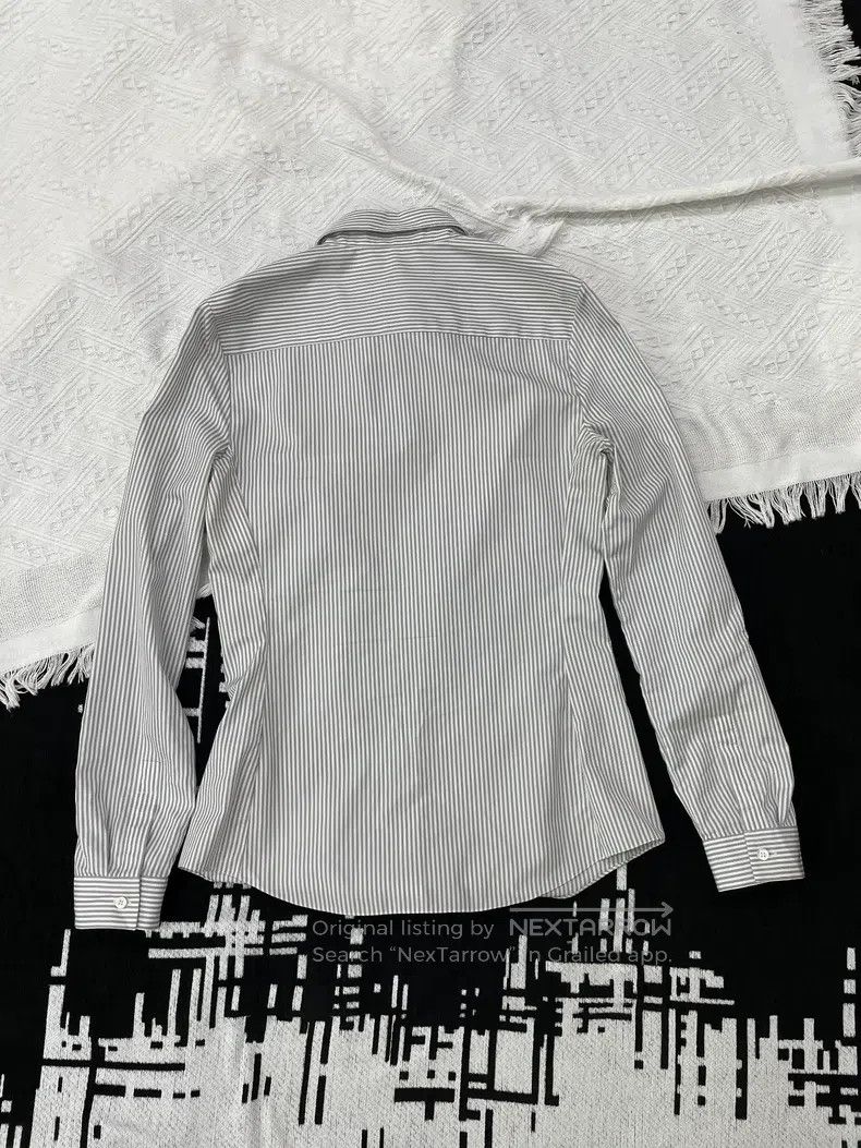 Dior Dior Studded shield striped shirt Size XS / US 0-2 / IT 36-38 - 3 Thumbnail