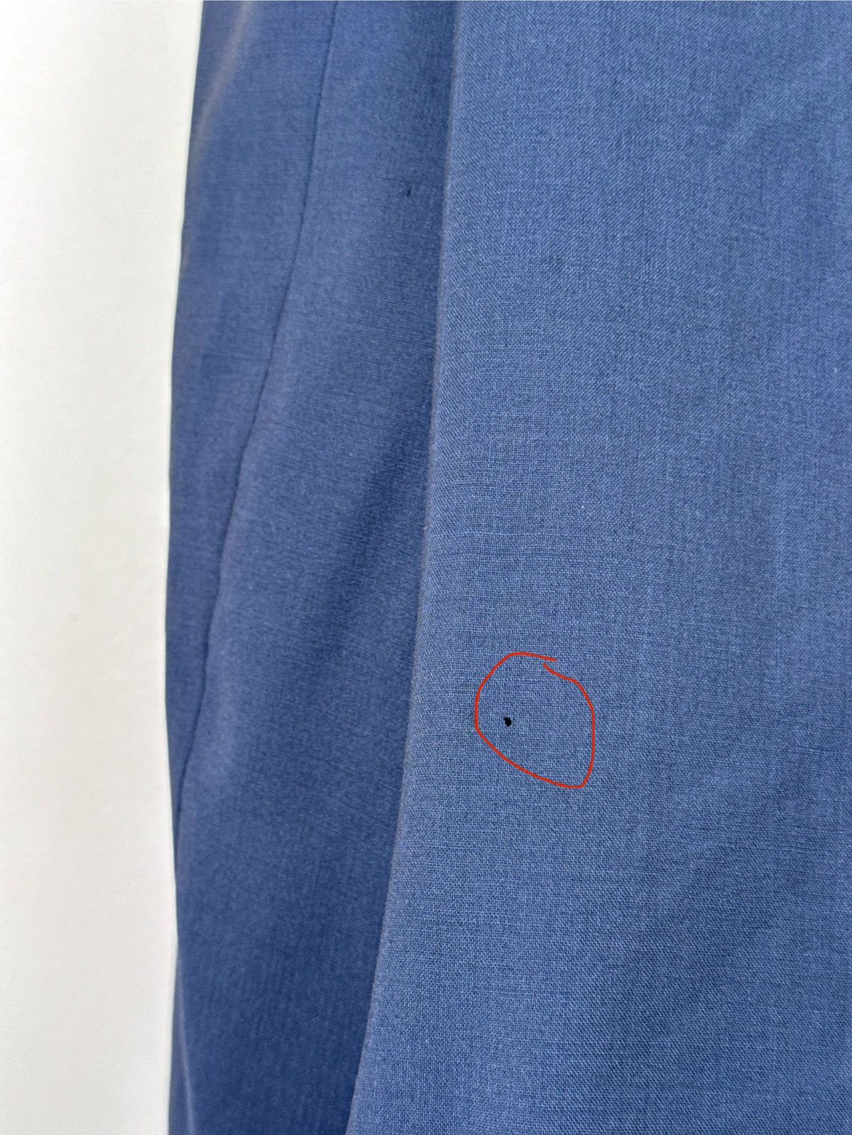 Yves Saint Laurent Vintage Yves Saint Laurent Costume Blue YSL Blazer Jacket Size 50R - 19 Thumbnail