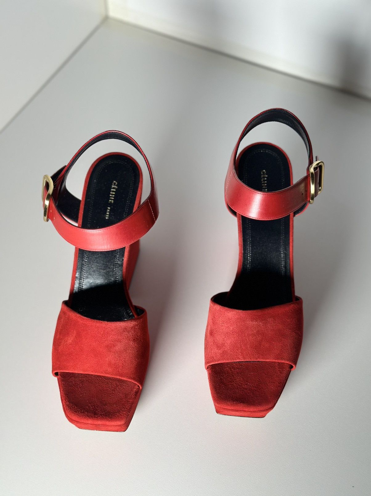 Celine Celine sandals women red 🔥 38.5 s Size US 8.5 / IT 38.5 - 5 Thumbnail