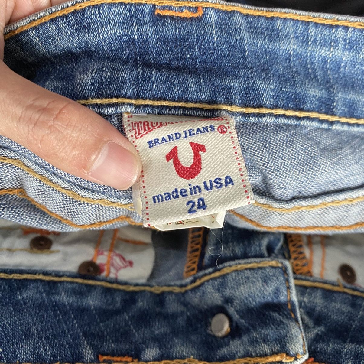 True Religion × Vintage True religion Flare joey denim pants Size US 26 / EU 42 - 16 Thumbnail