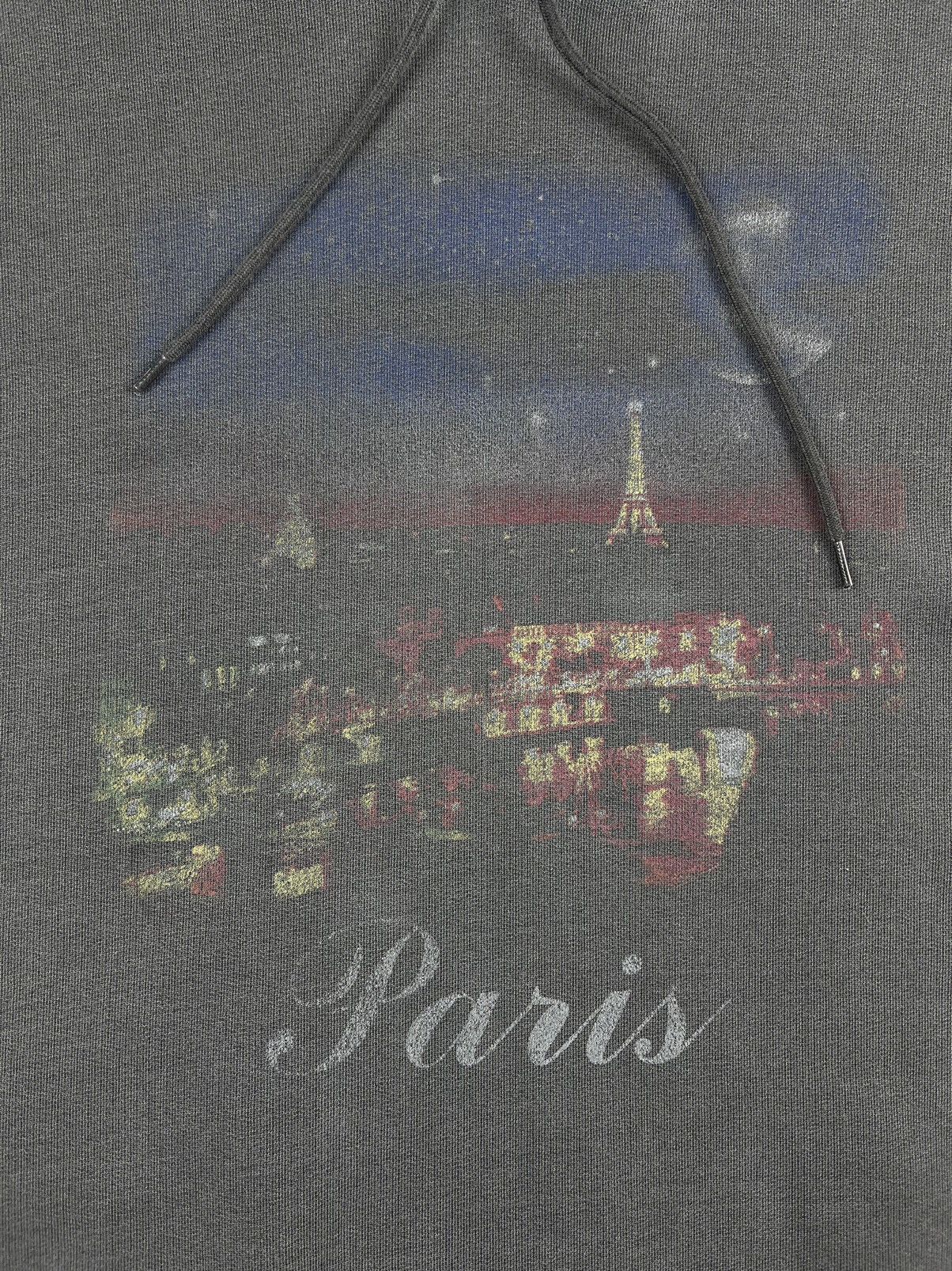 Balenciaga AW17 Balenciaga Paris Tourist Souvenir Hoodie Grey Size US L / EU 52-54 / 3 - 3 Thumbnail