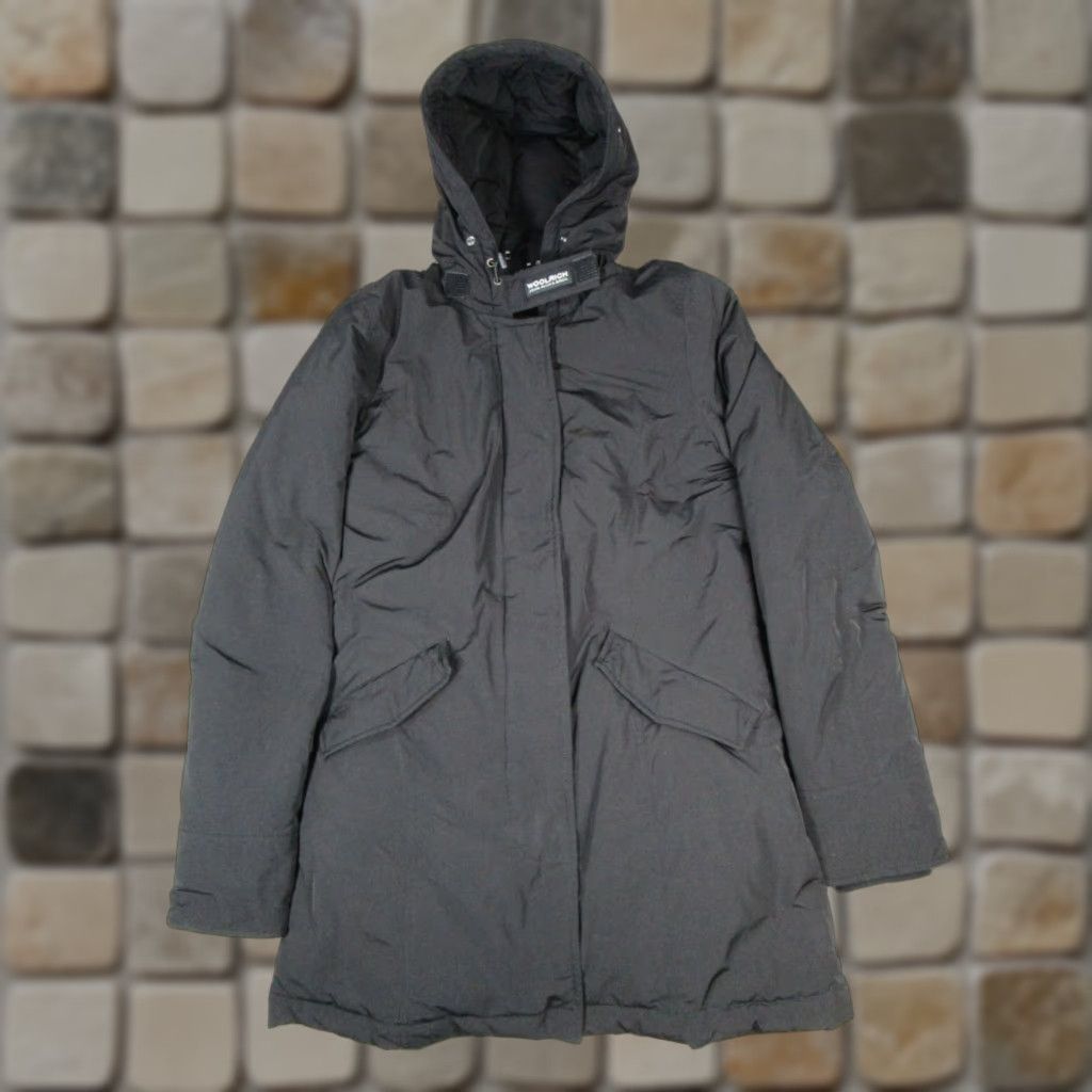 Vintage Woolrich Parka Jacket Womens XS Black Long Coat Zip Parka Woolrich Artic Parka Jacket Womens XS Black Long Coat Zip Regular Size XS / US 0-2 / IT 36-38 - 1 Thumbnail