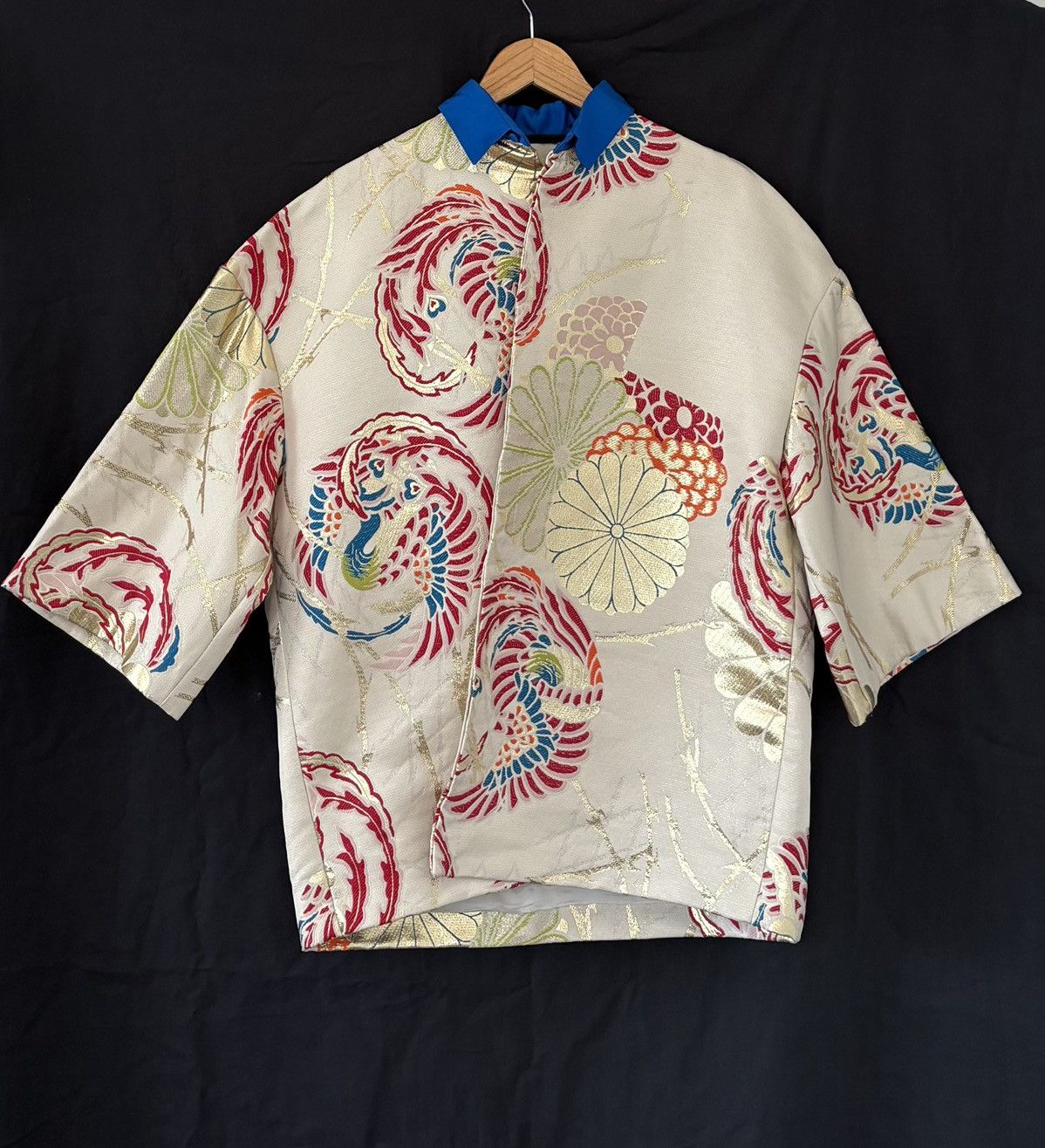 Haider Ackermann 20ss unisex jacquard floral kimono jacket Size US S / EU 44-46 / 1 - 1 Thumbnail