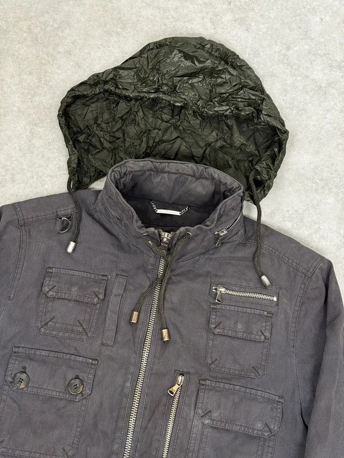 Dolce & Gabbana AW2003 Dolce & Gabbana Dark Grey Multi-Pocket Utility Jacket Size US M / EU 48-50 / 2 - 6 Thumbnail