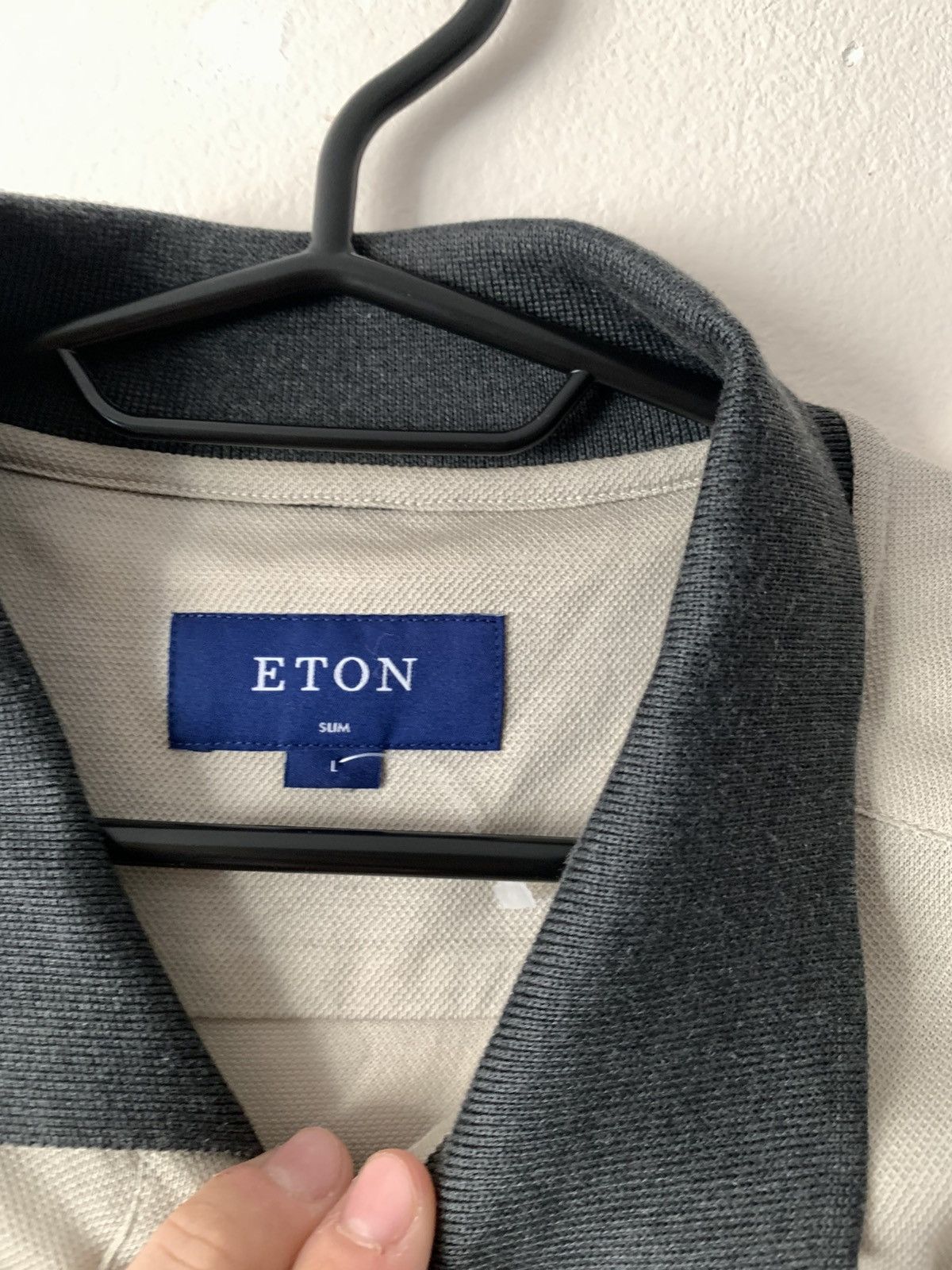 Eton 🔥ETON POLO LONG SLEEVE T-SHIRT Size US L / EU 52-54 / 3 - 5 Thumbnail