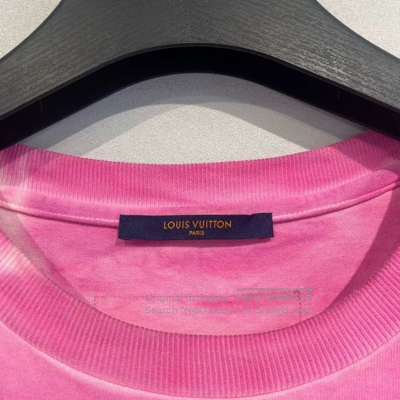 Louis Vuitton Louis Vuitton size 4l Tie-dyed pink short sleeve T-shirt Size US M / EU 48-50 / 2 - 3 Thumbnail