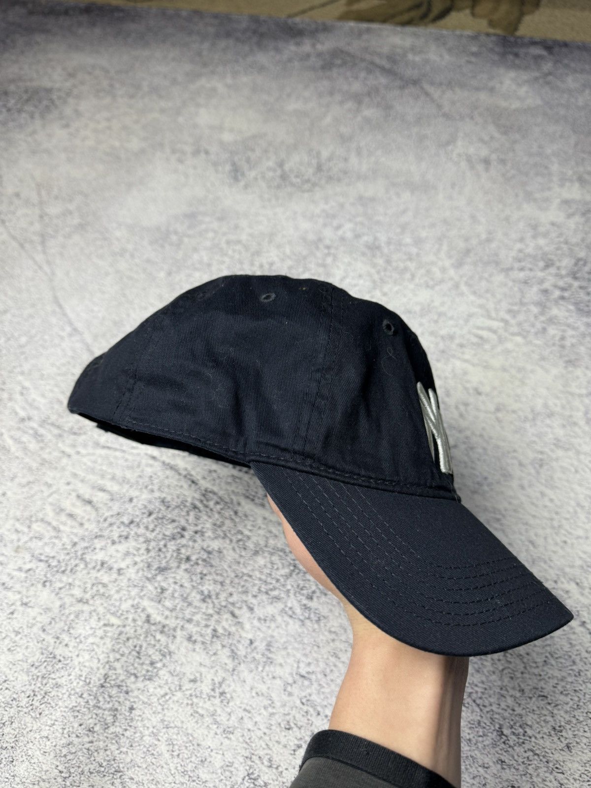 MLB Crazy Vintage Y2K New York Yankees Cap Drill Graffiti Style Size ONE SIZE - 7 Thumbnail