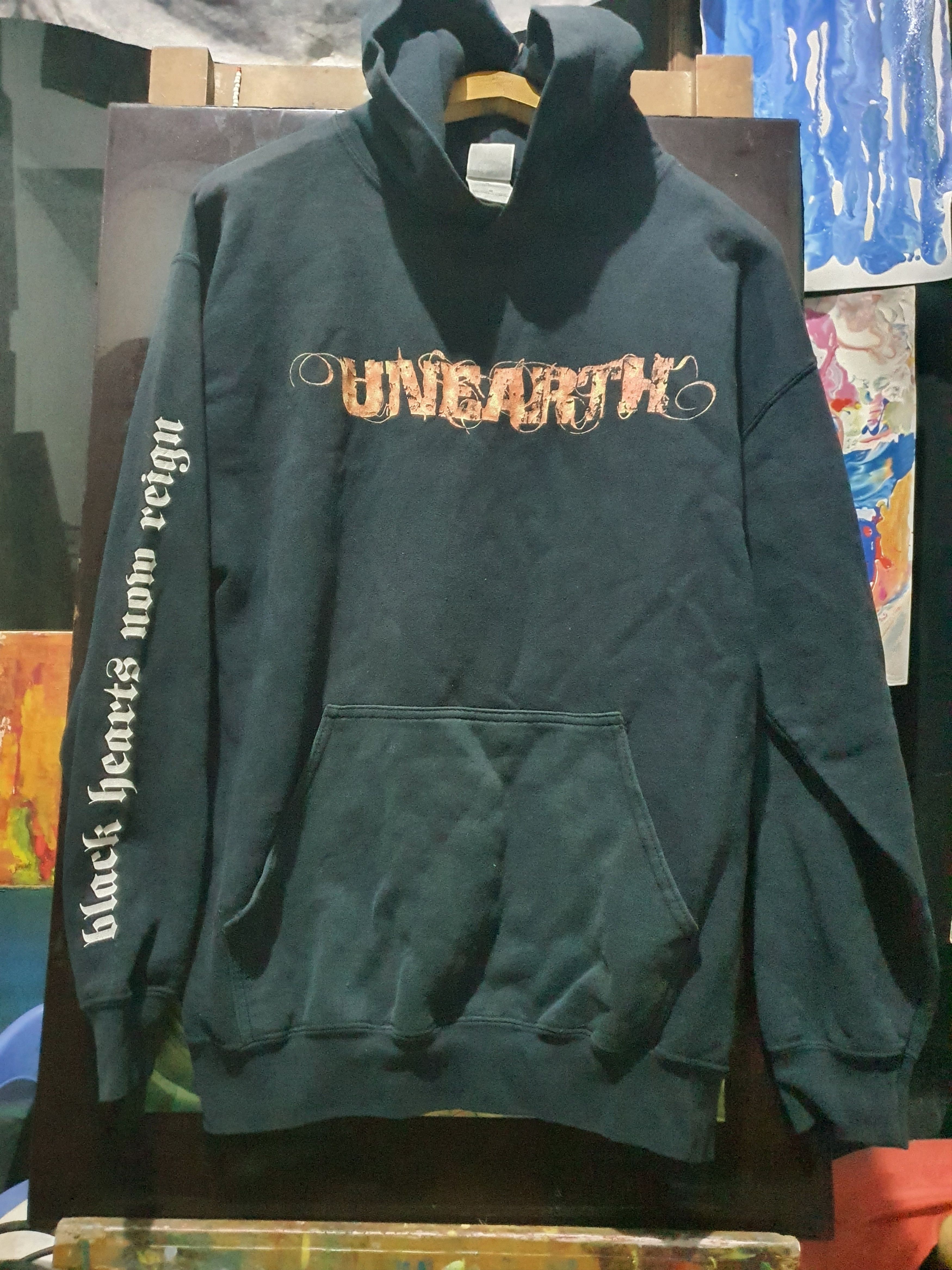 Band Tees Vtg Unearth hoodie Lamb of God Rammstein Morbid Angel Slayer Size US M / EU 48-50 / 2 - 1 Thumbnail