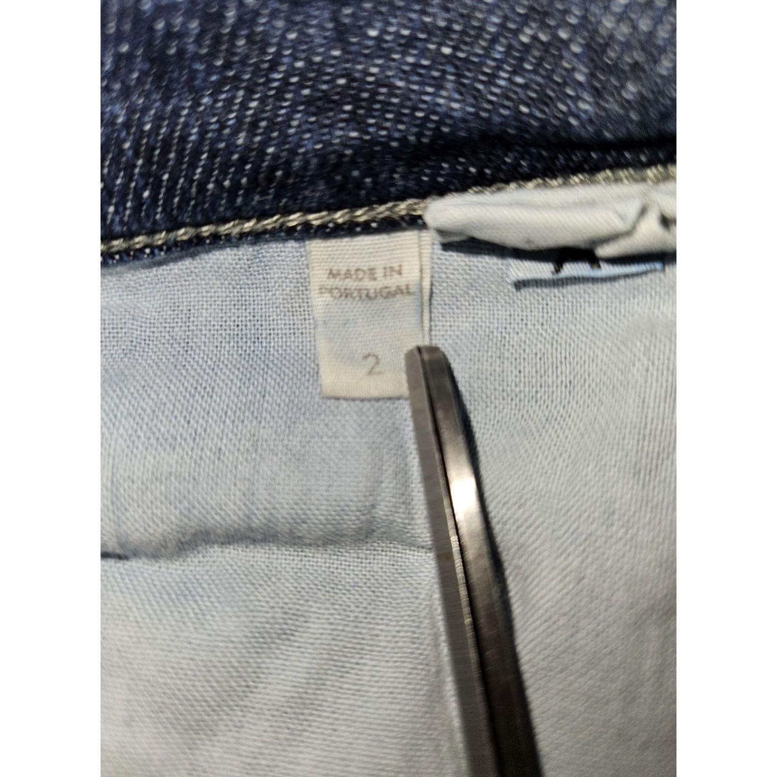 Eileen Fisher VINTAGE Eileen Fisher Jeans City Preppy Women 2 Skinny Low Rise Blue 29x30 Stretch Denim Regular 30 Inseam Mens Girls? Size 26" / US 2 / IT 38 - 3 Thumbnail