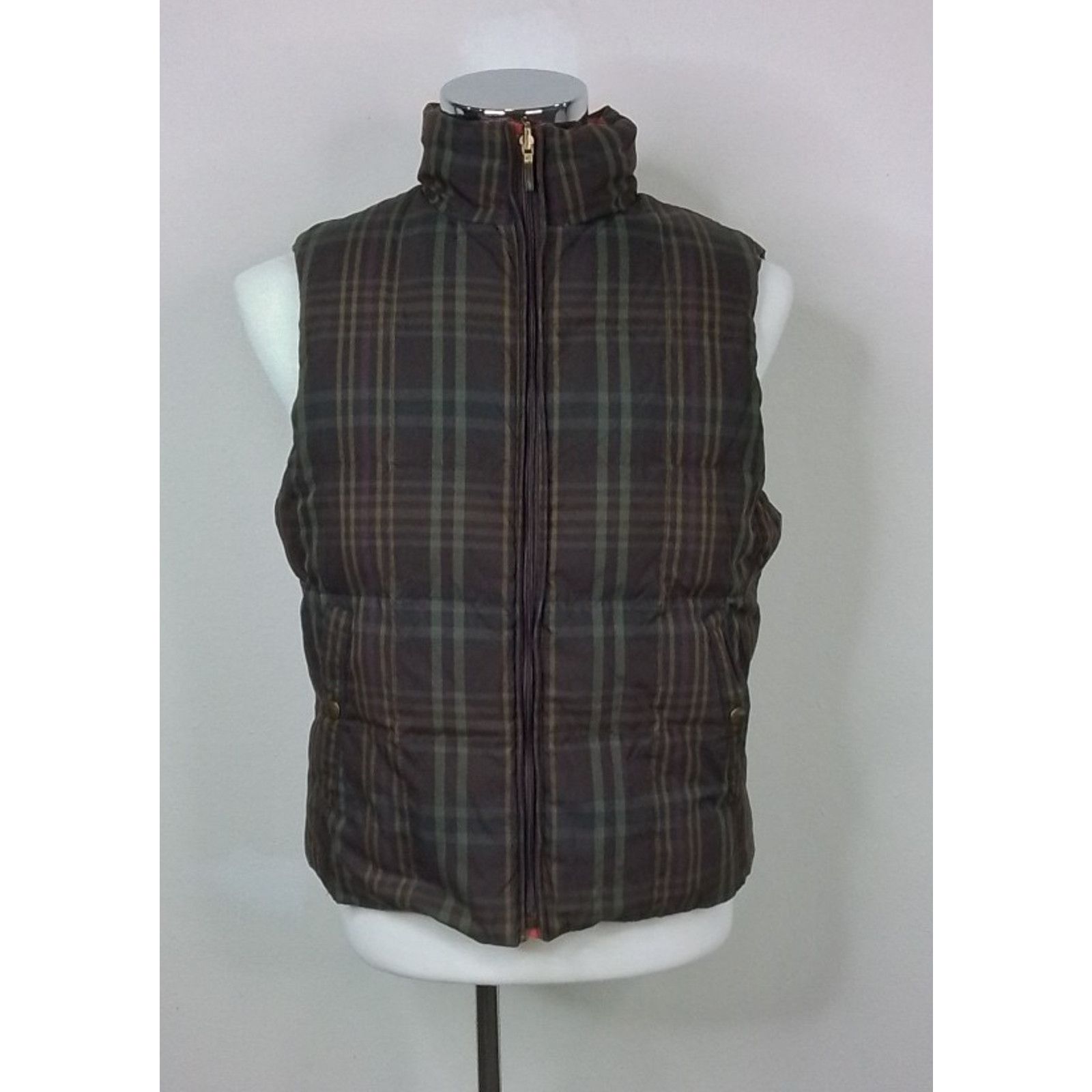Ralph Lauren Ralph Lauren Reversible Vest Men's L Plaid/Orange #J2997 Size US L / EU 52-54 / 3 - 2 Thumbnail