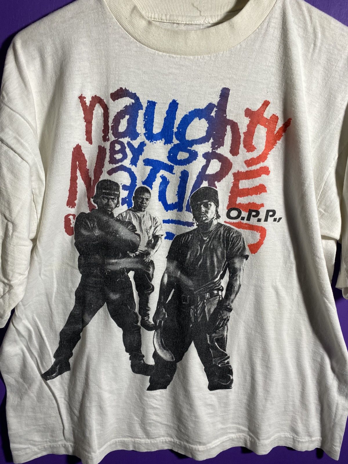 Rap Tees × Vintage Vintage 90s Naughty by nature OPP rap tee Size US XL / EU 56 / 4 - 3 Thumbnail