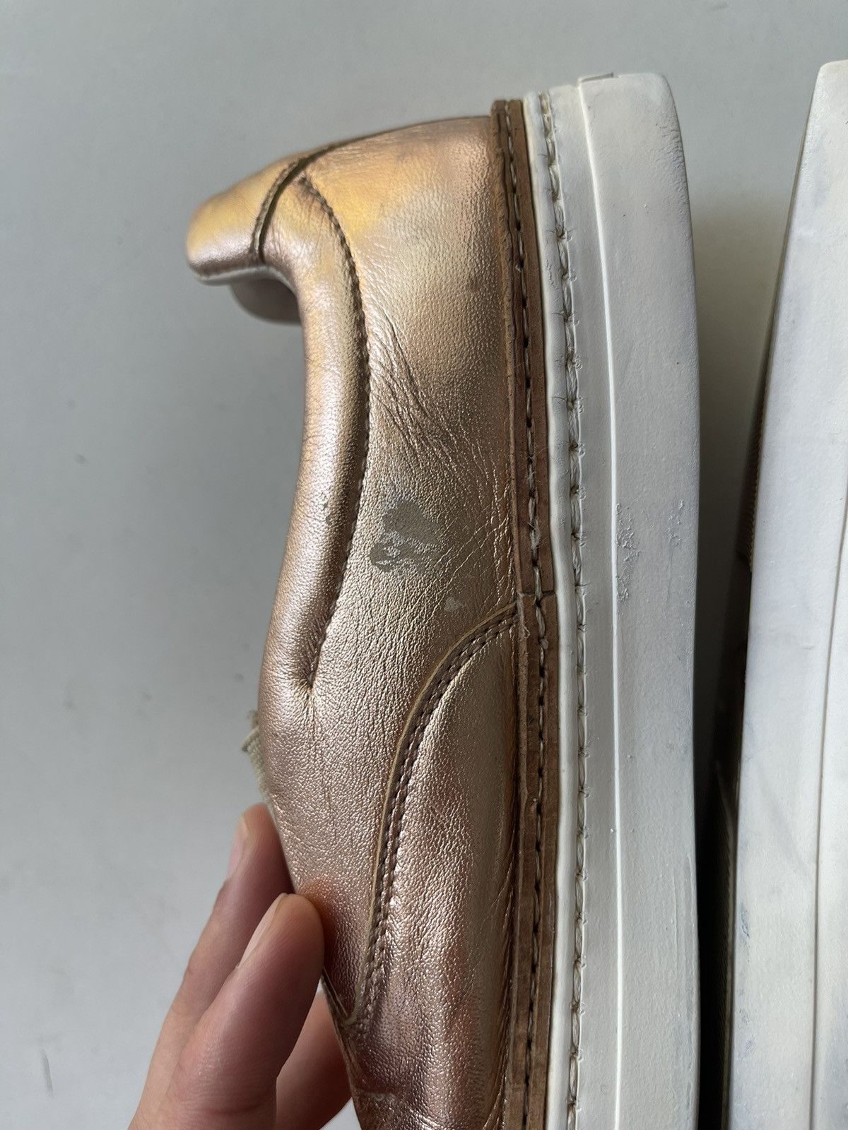 Designer × Maison Margiela Maison Martin Margiela MMM leather slip on sneakers Size US 8 / IT 38 - 6 Thumbnail