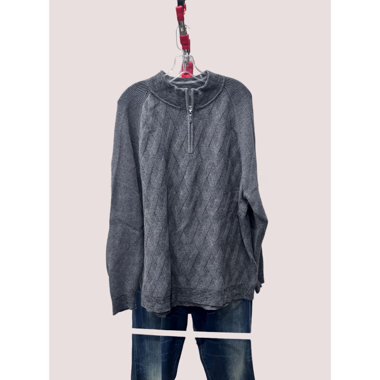 Tommy Bahama MINT Tommy Bahama Gray Knit SWEATER 2XL XXL Cardigan Men Multicolor Size US XXL / EU 58 / 5 - 1 Thumbnail