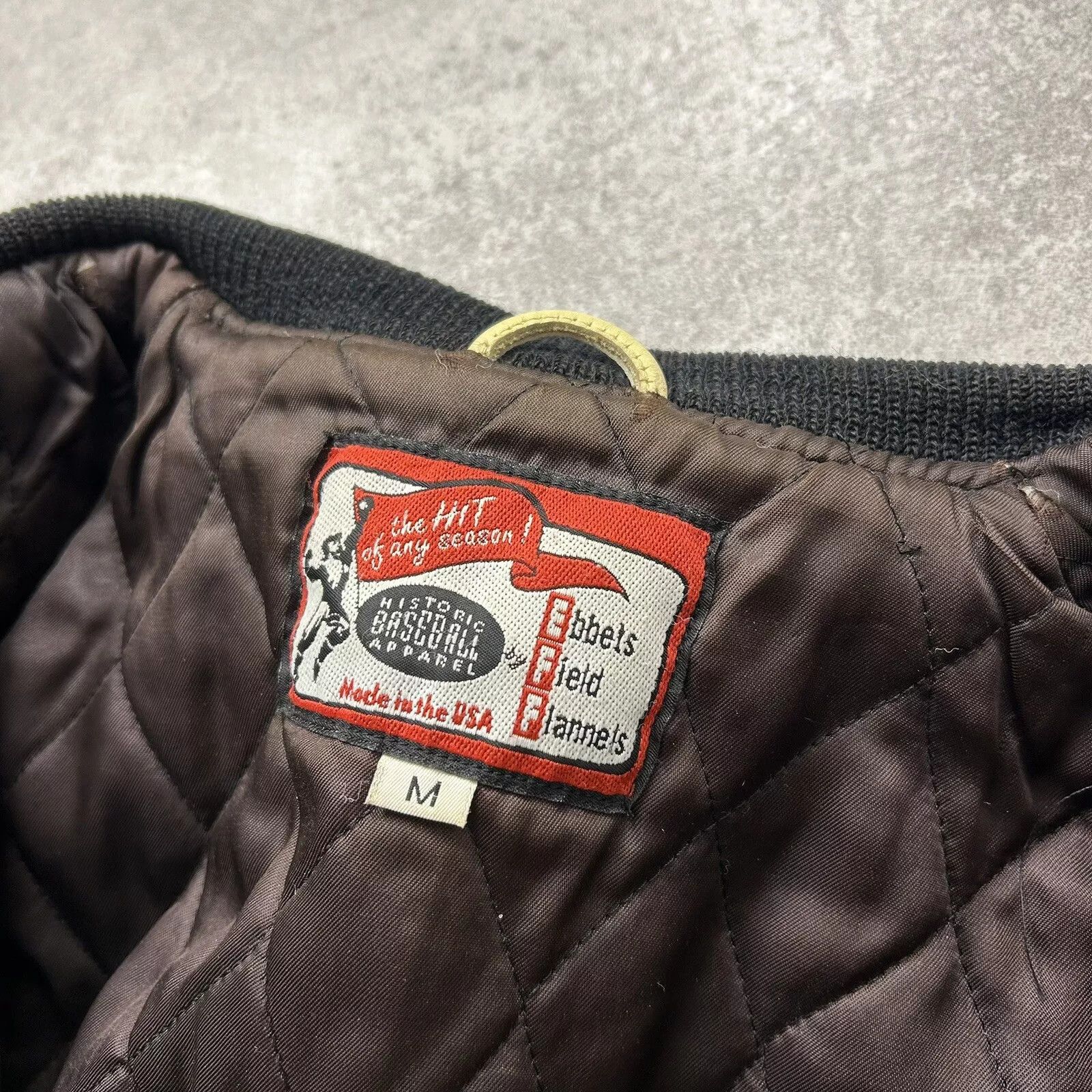 Vintage CHICAGO AMERICAN GIANTS EBBETS FIELD FLANNELS VARSITY JACKET Size US M / EU 48-50 / 2 - 4 Thumbnail
