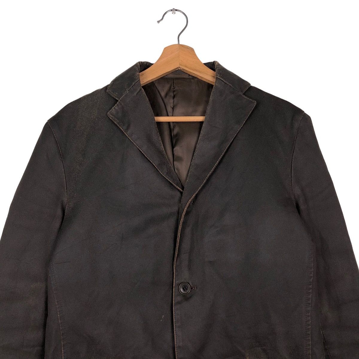 Japanese Brand 🔥Vintage Leather Jacket Men’s Melrose Japan Issey Miyake Size US M / EU 48-50 / 2 - 3 Thumbnail