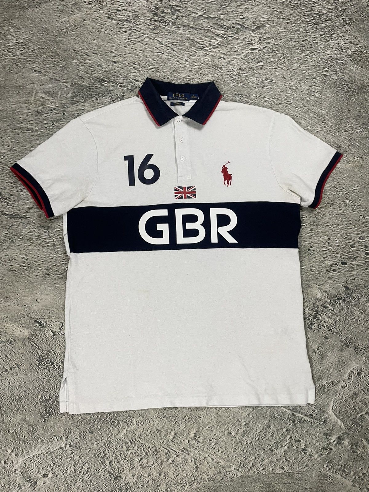 Ralph Lauren Chief Keef Polo Ralph Lauren Great Britain vintage white GBR Size US M / EU 48-50 / 2 - 1 Thumbnail