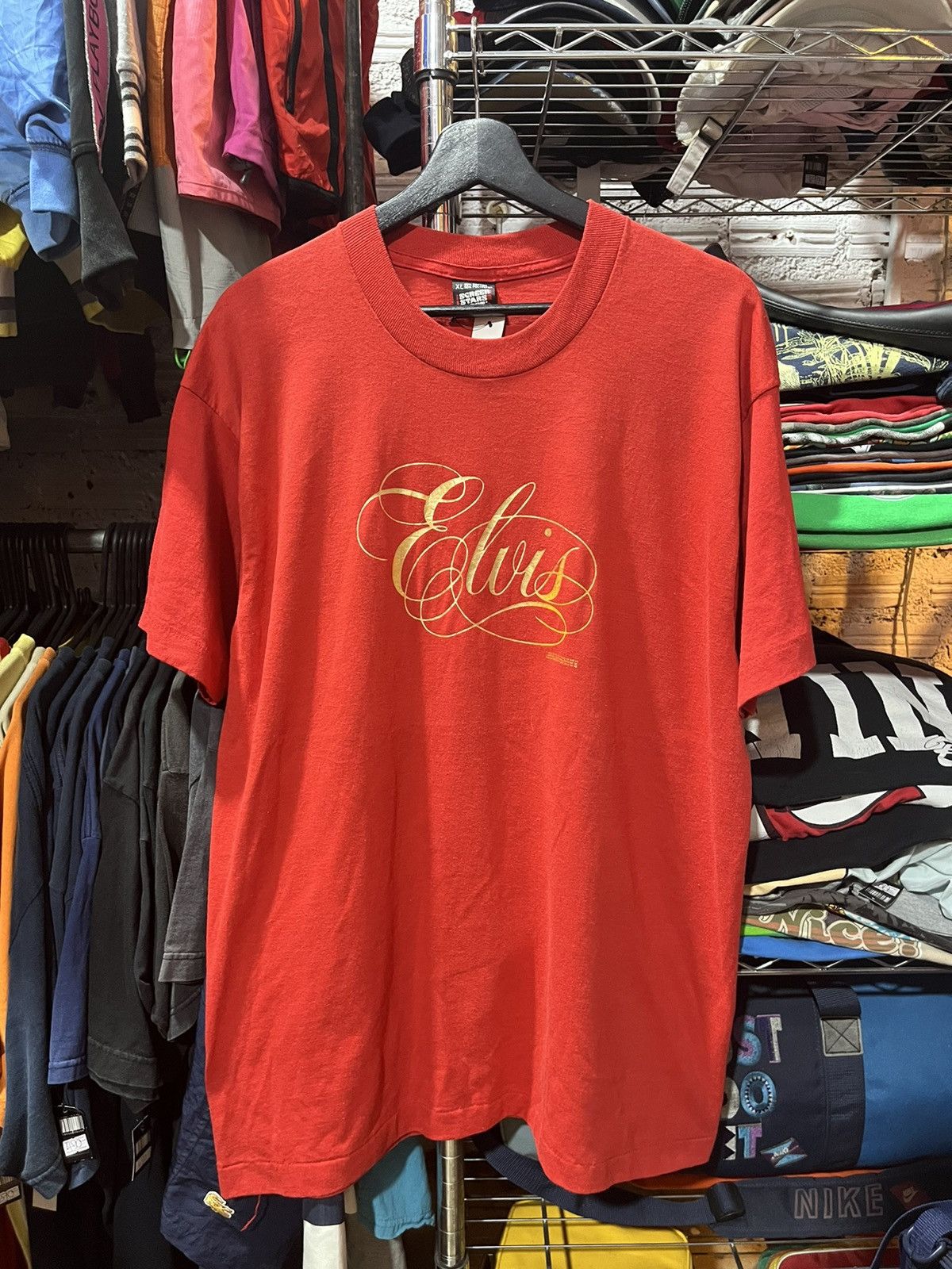 Band Tees × Vintage Elvis Presley King of Rock n Roll Band Tee 90s Size US XL / EU 56 / 4 - 1 Thumbnail