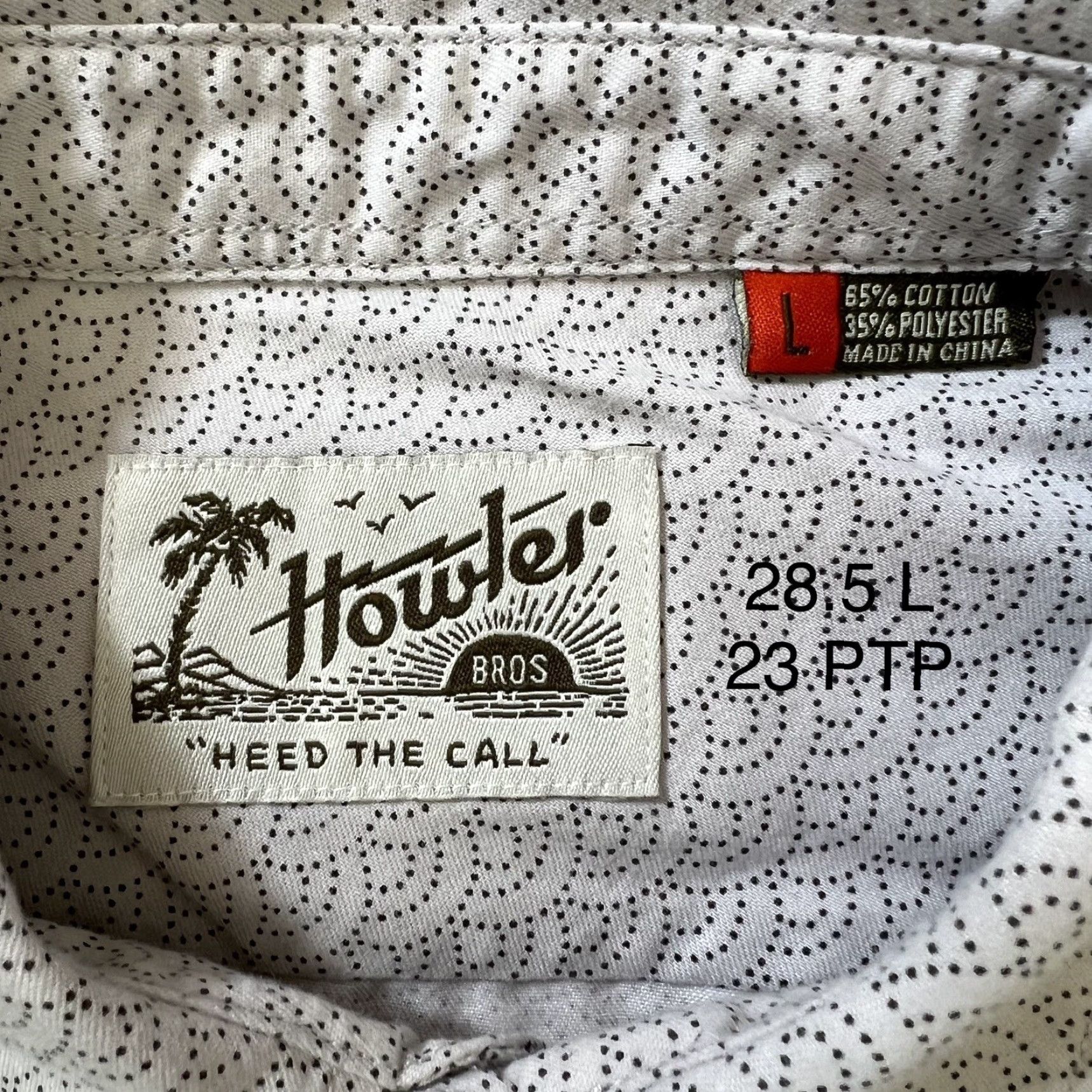 Howler Brothers Howler Brothers Shirt L White Multicolor Hiking Workwear Button Up California Men Size US L / EU 52-54 / 3 - 5 Thumbnail