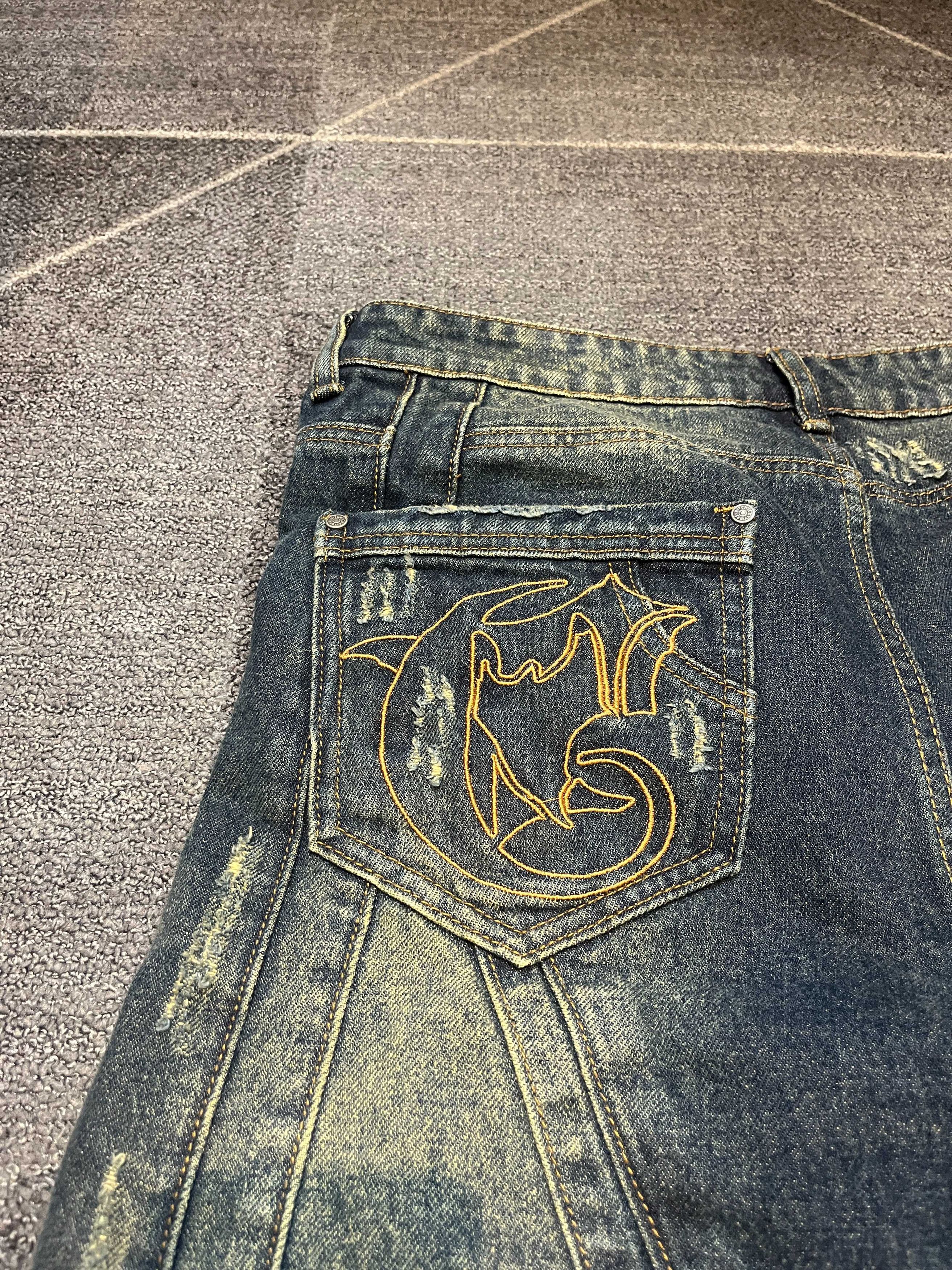 Other CRVDAE x Ditch Drop Corviditch Distressed Denim Jeans Size US 30 / EU 46 - 5 Thumbnail