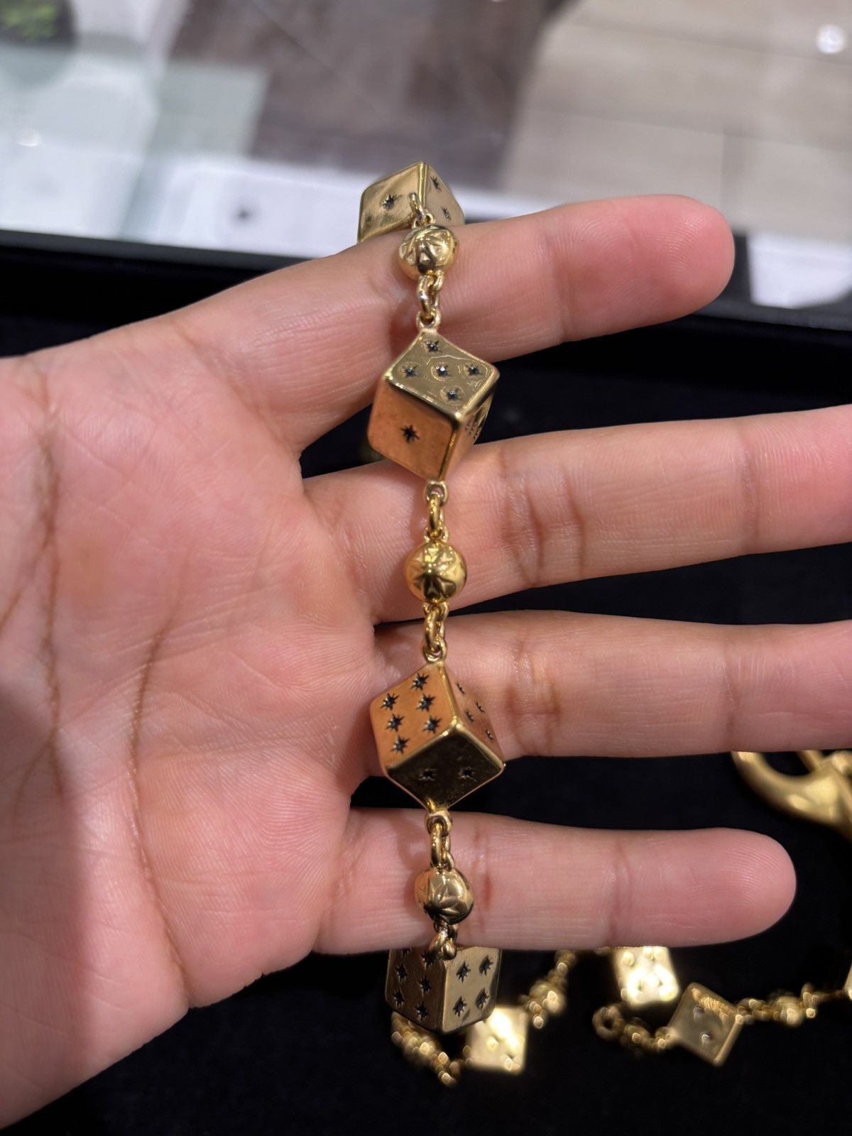 Other Starchain World Gold Dice Wallet Chain Size ONE SIZE - 2 Thumbnail