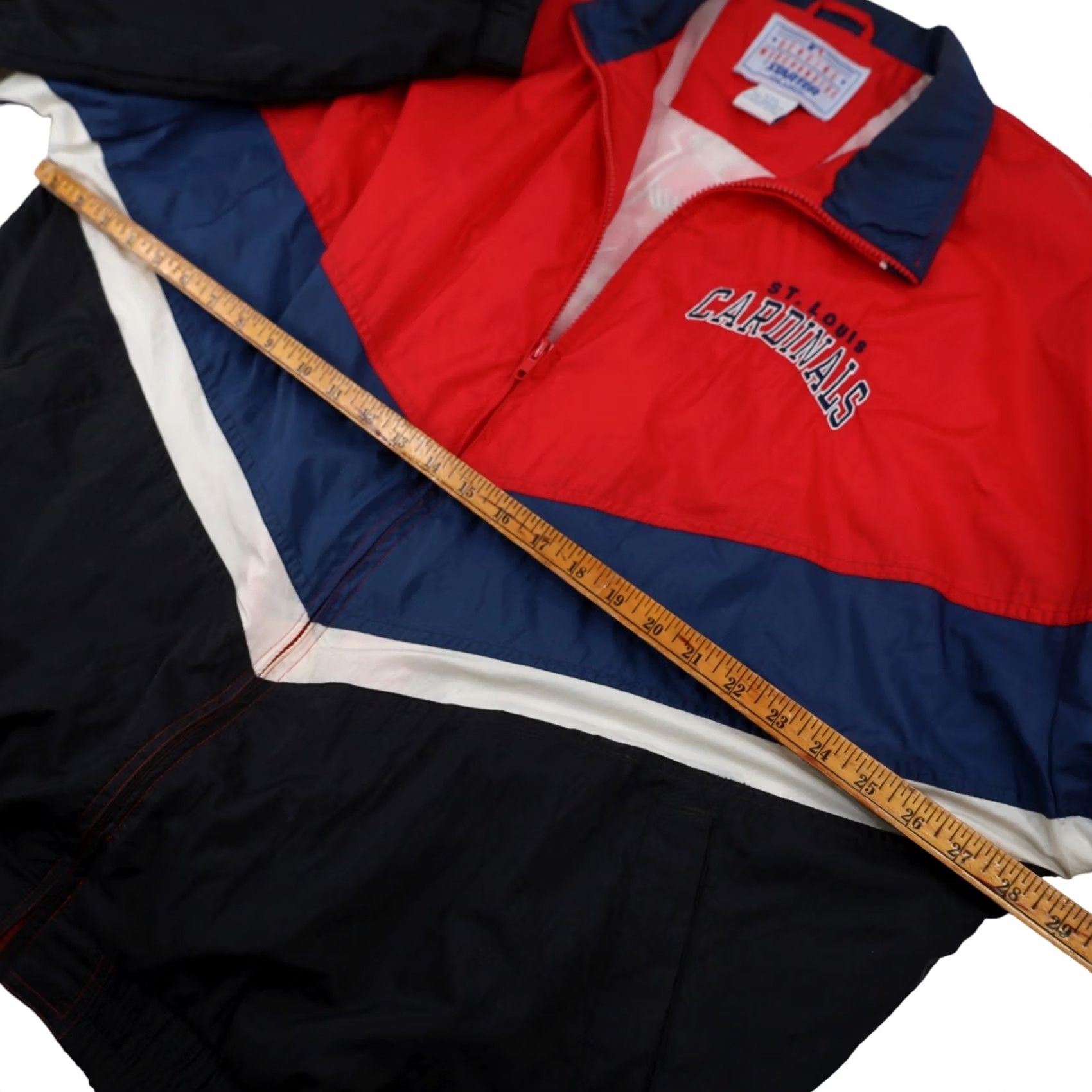 Starter VINTAGE Starter Saint Louis Cardinals Windbreaker Jacket Mens XXL Red Size US XXL / EU 58 / 5 - 6 Thumbnail