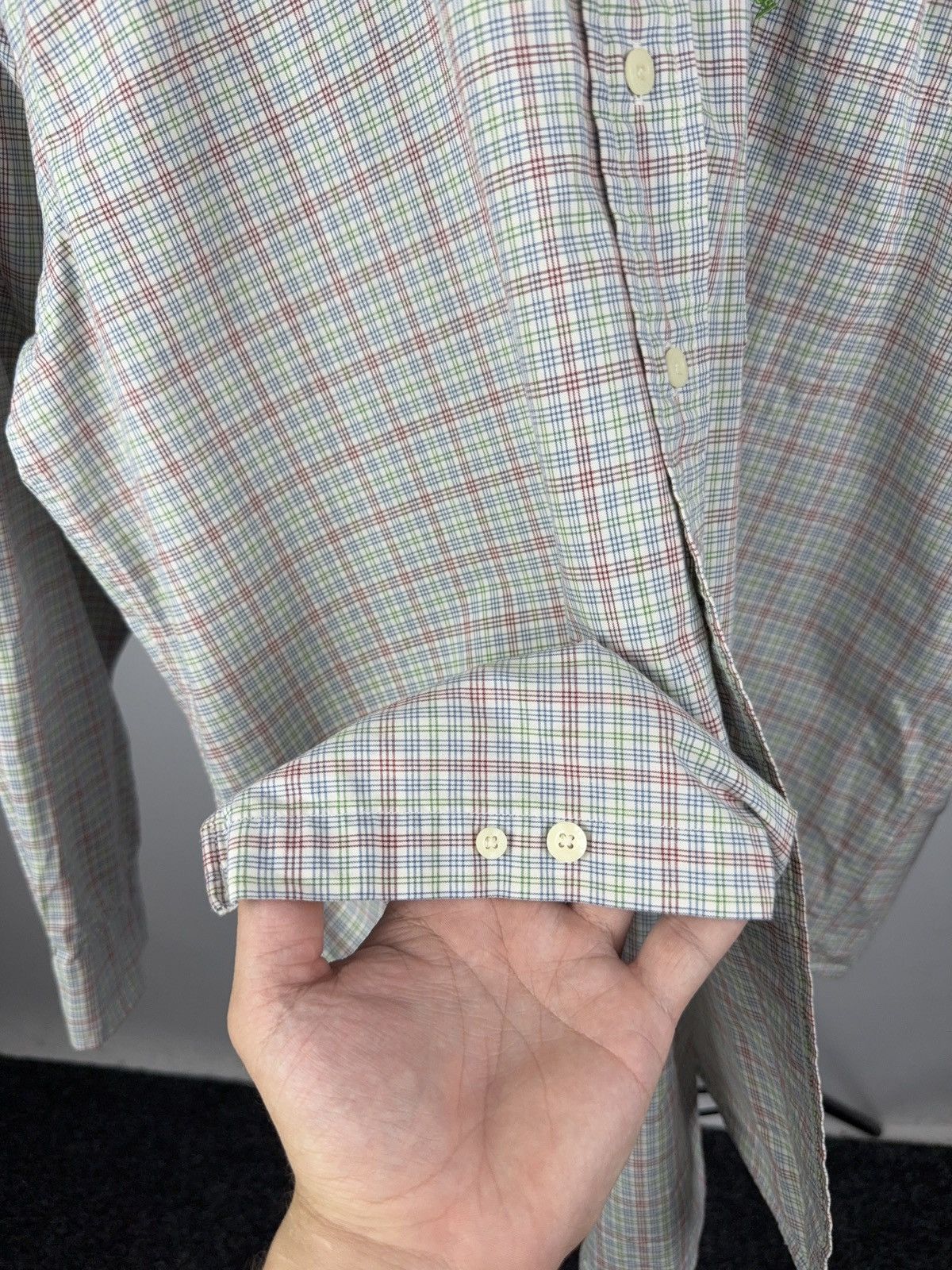 Burberry Thomas Burberry Vintage 90s Check Button-Down Shirt L-XL Size US L / EU 52-54 / 3 - 5 Thumbnail