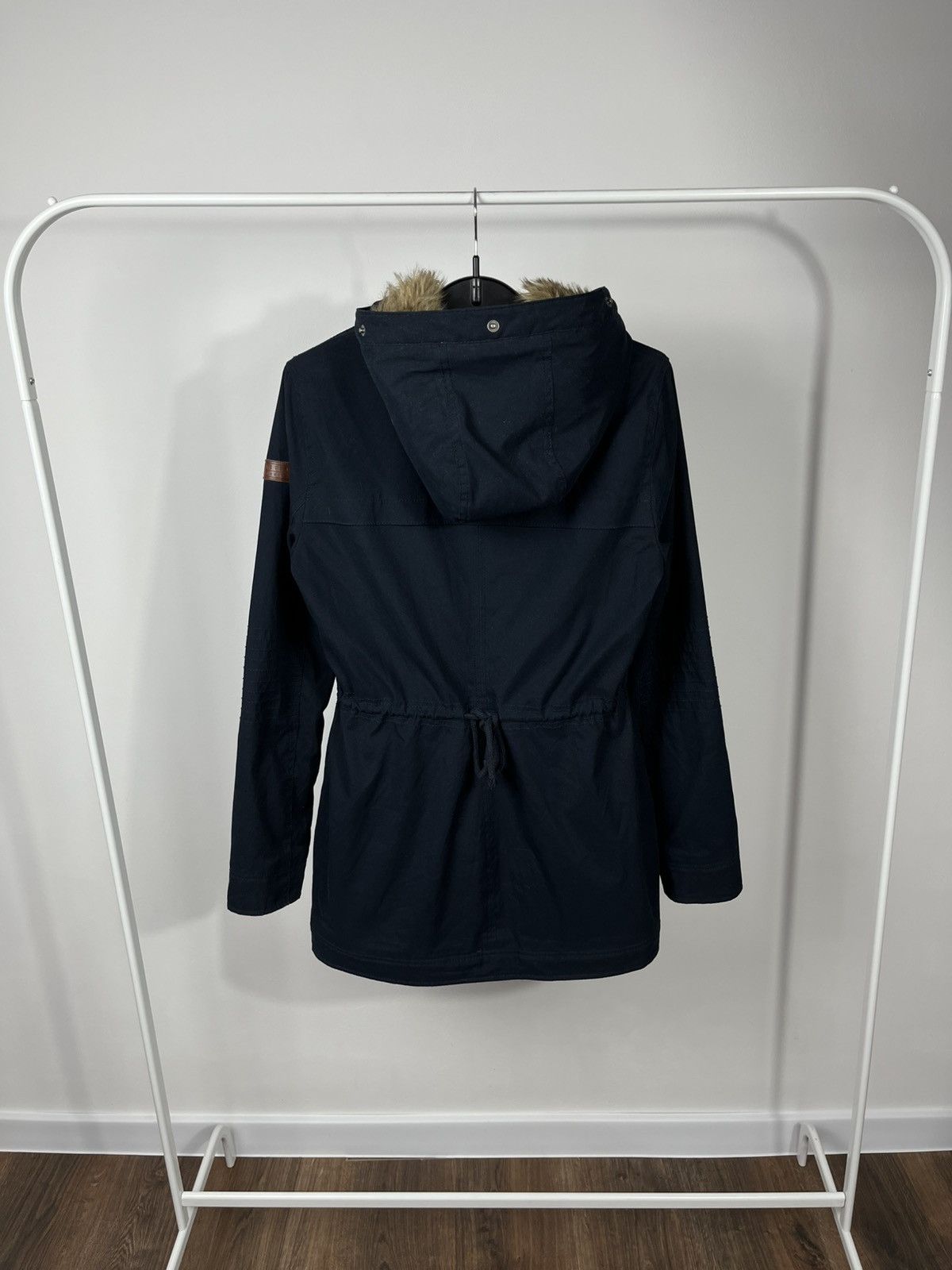 Hollister Hollister Faux Fur Lined Parka Jacket Navy Blue Size S Size S / US 4 / IT 40 - 15 Thumbnail