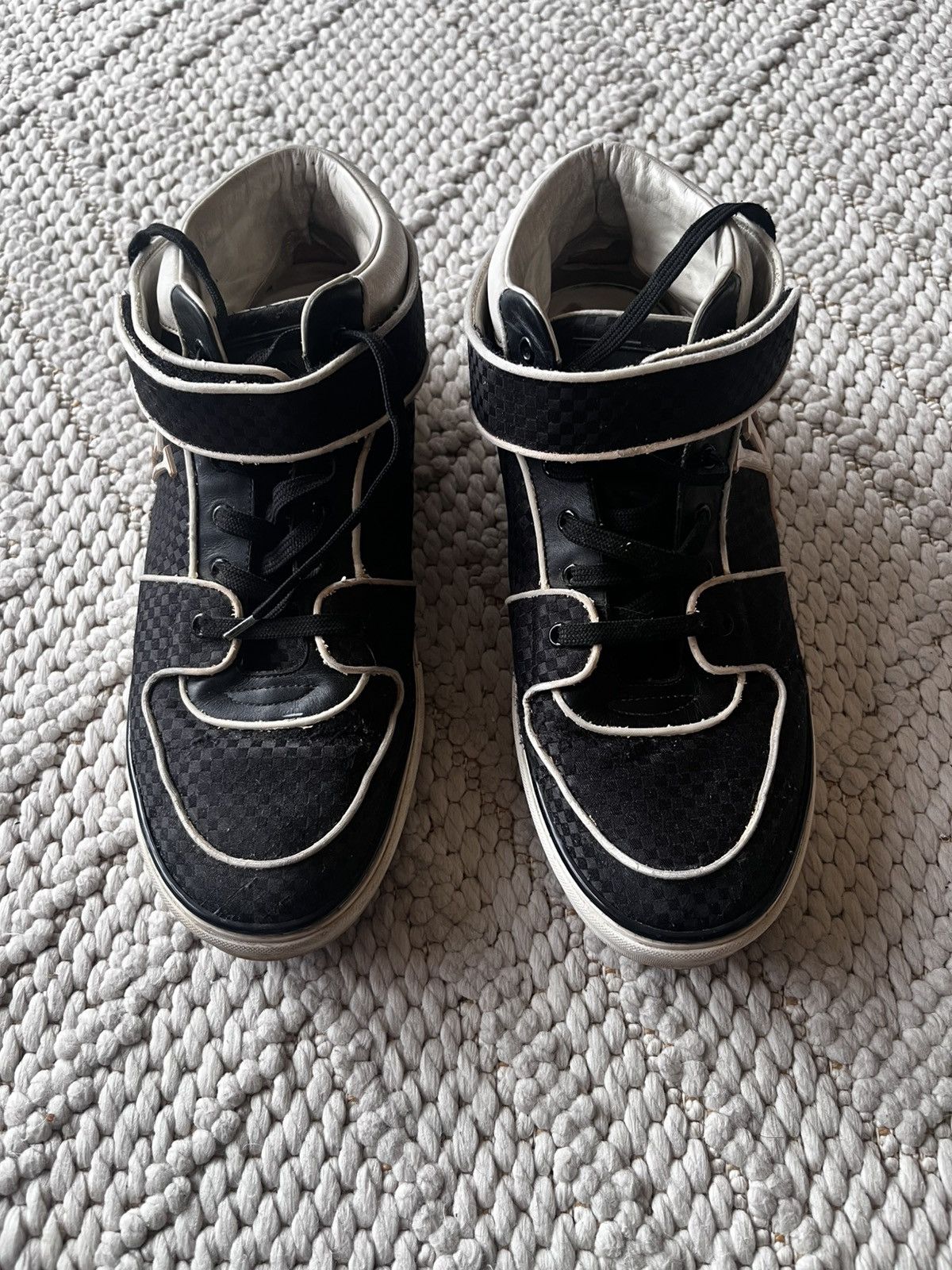 Louis Vuitton Louis Vuitton SS11 checkered acapulco mens sneakers Size US 9.5 / EU 42-43 - 3 Thumbnail