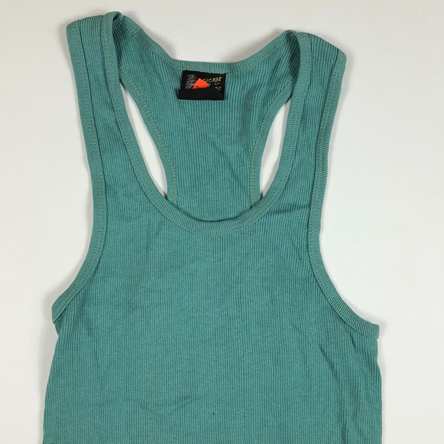 Altea VINTAGE Cascade Bay Traders Teal Women's Tank Top Shirt Athletic Outdoor Sports Tank Top 80s 90s Breathable Sleeveless Crew Neck Pullover Size L / US 10 / IT 46 - 4 Thumbnail