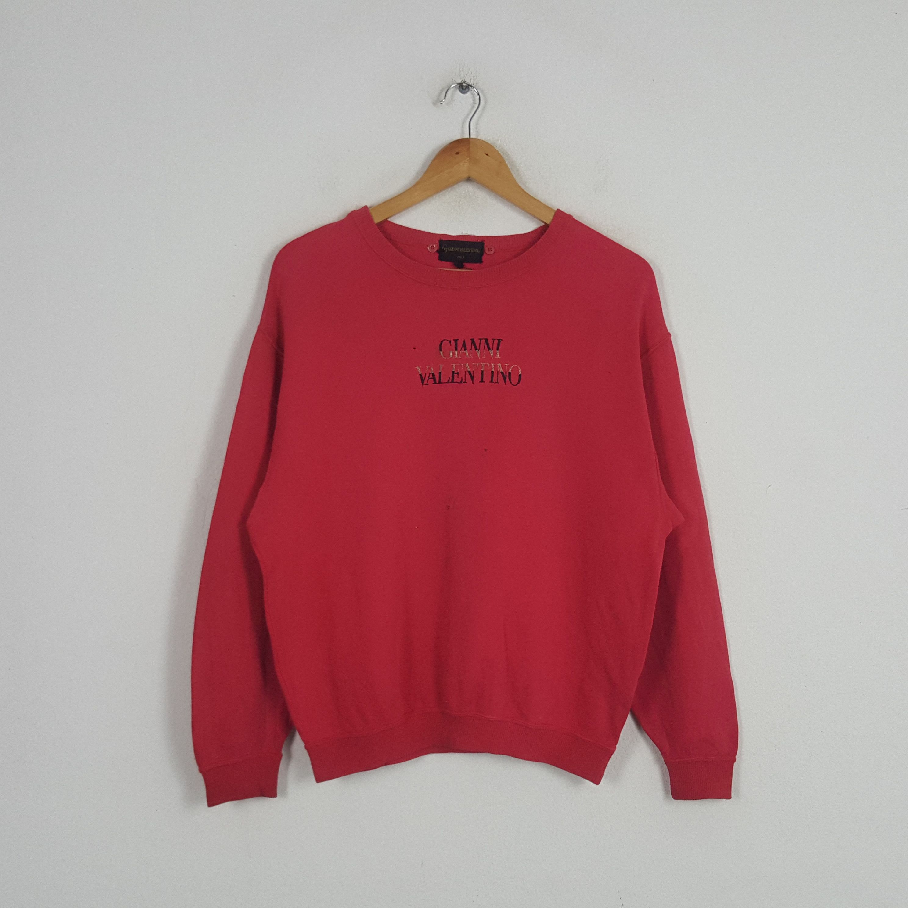 Gianni Valentino × Vintage Vintage Gianni Valentino Italian Style Embroidery Sweatshirt Size US S / EU 44-46 / 1 - 1 Thumbnail