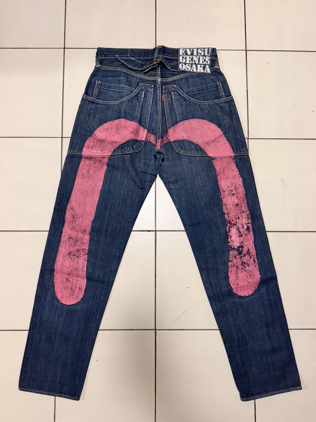Evisu Evisu Gradient Purple Pink Daicock Jean | Grailed