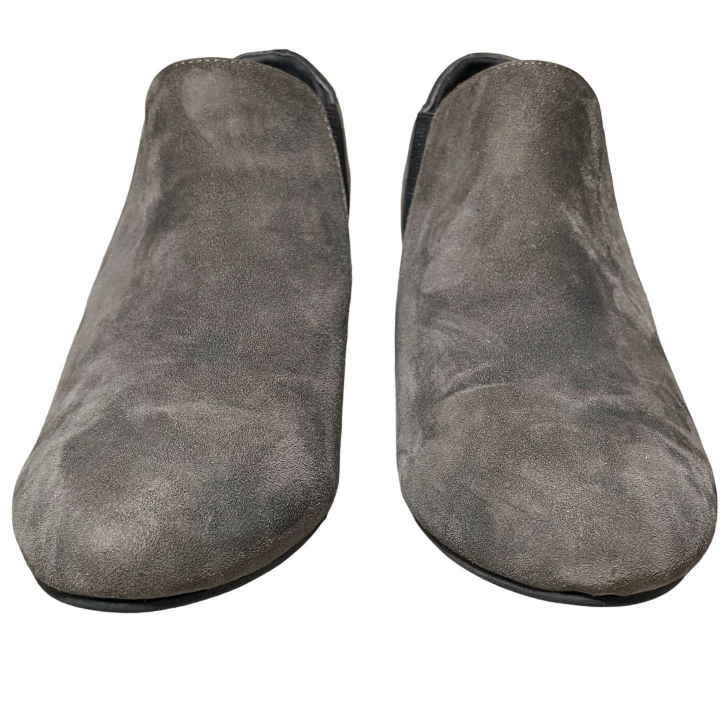 Vionic Vionic Elevated Stanton Slate Grey Suede Wedge Booties US 10 Size US 10 / IT 40 - 4 Thumbnail