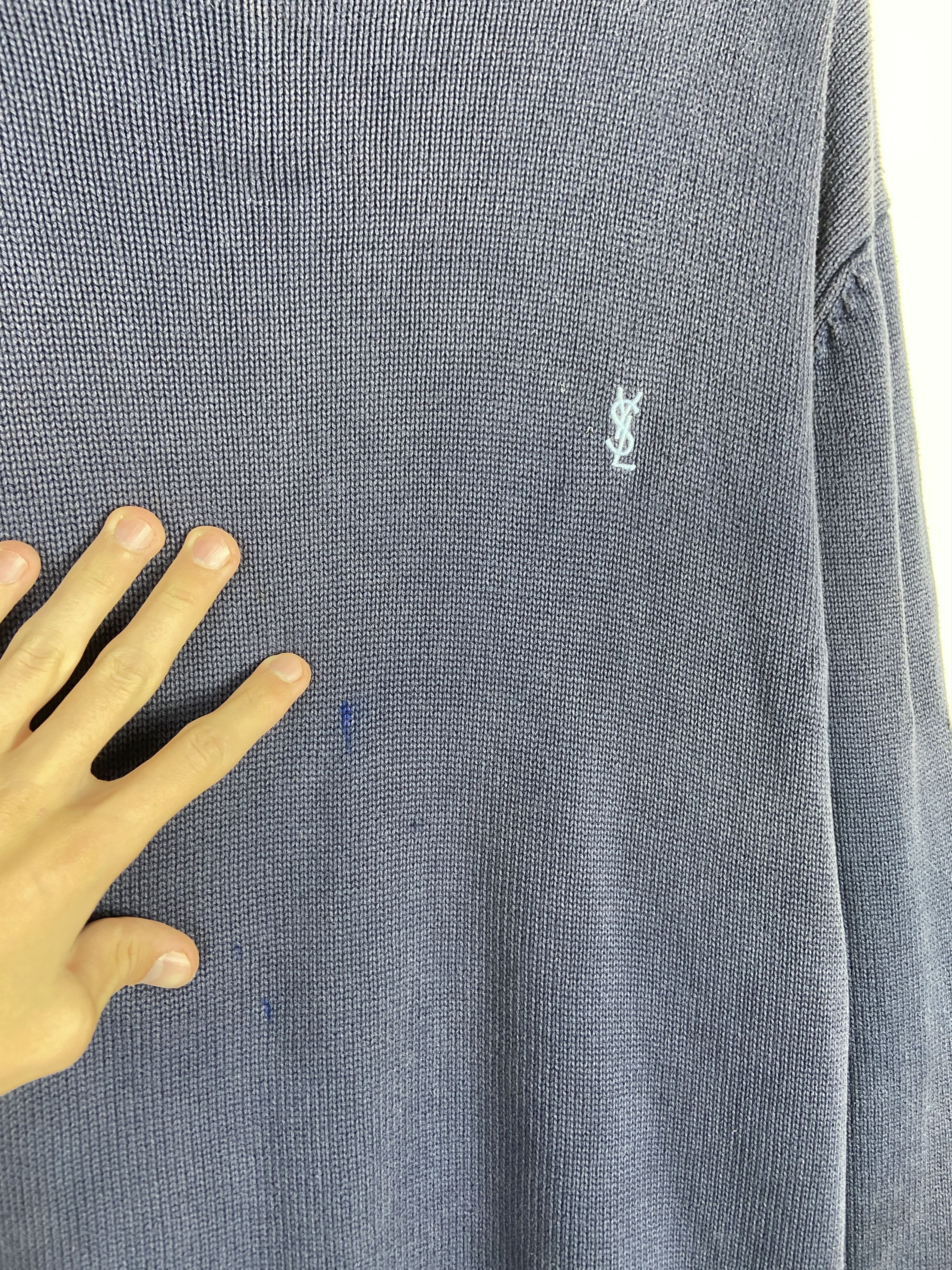 Vintage Vintage Yves Saint Laurent Knitted Sweater Size US L / EU 52-54 / 3 - 6 Thumbnail