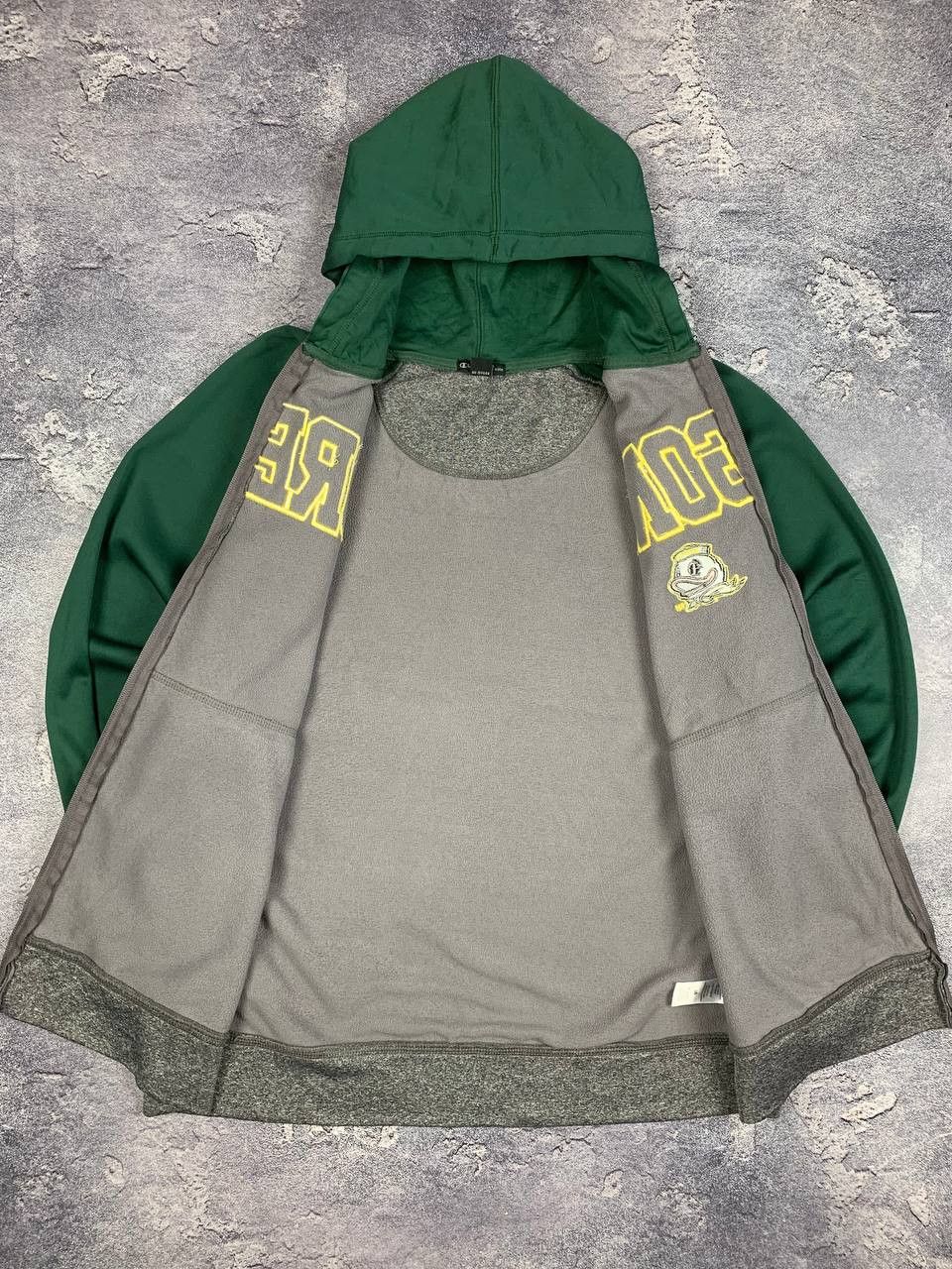 Champion Champion Oregon Ducks Full Zip Hoodie NCAA Sweatshirt Men's Size US L / EU 52-54 / 3 - 10 Thumbnail