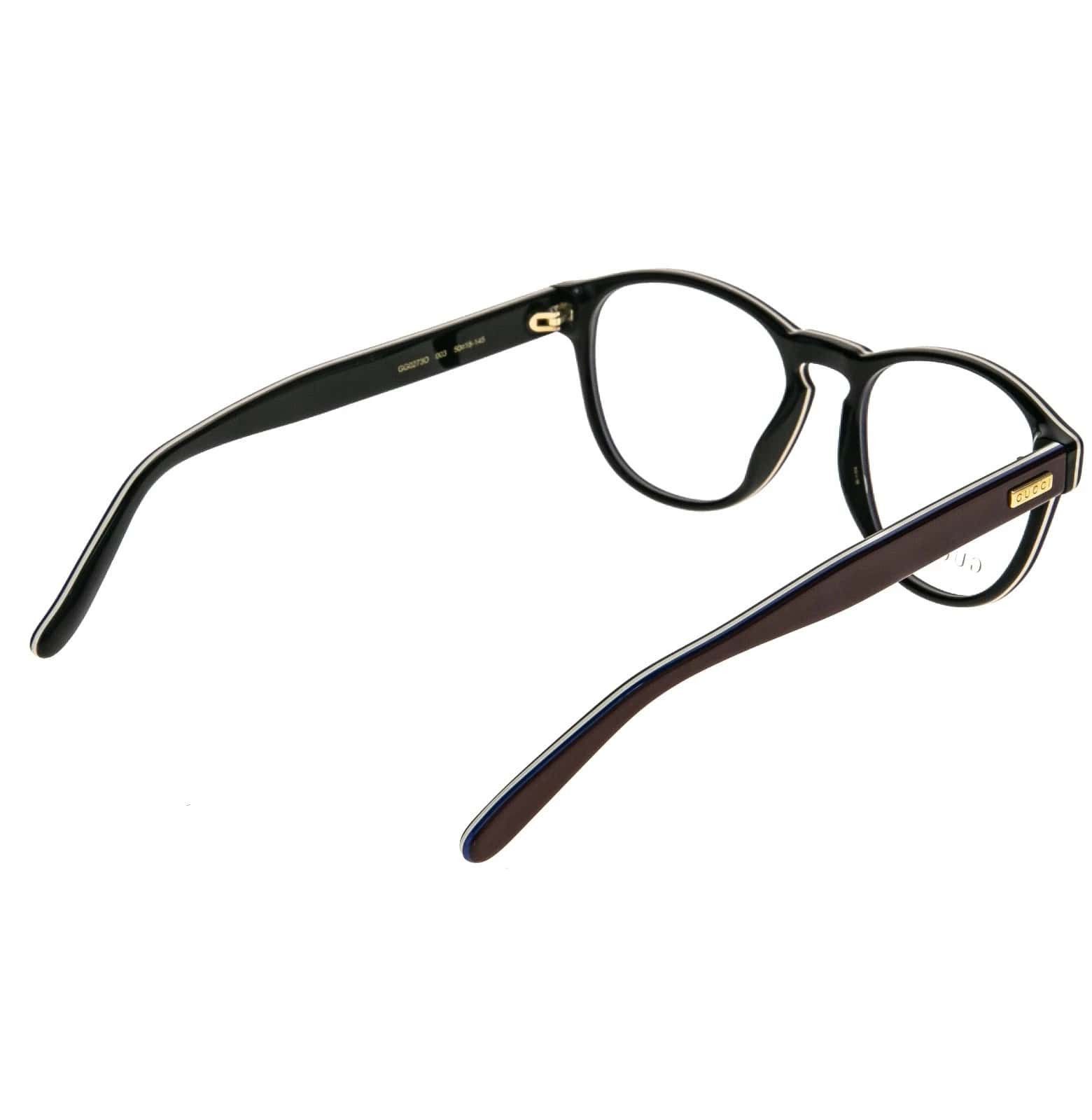Gucci GUCCI GG0273O 0273 Burgundy Black White Eyeglasses 003 Size ONE SIZE - 8 Thumbnail