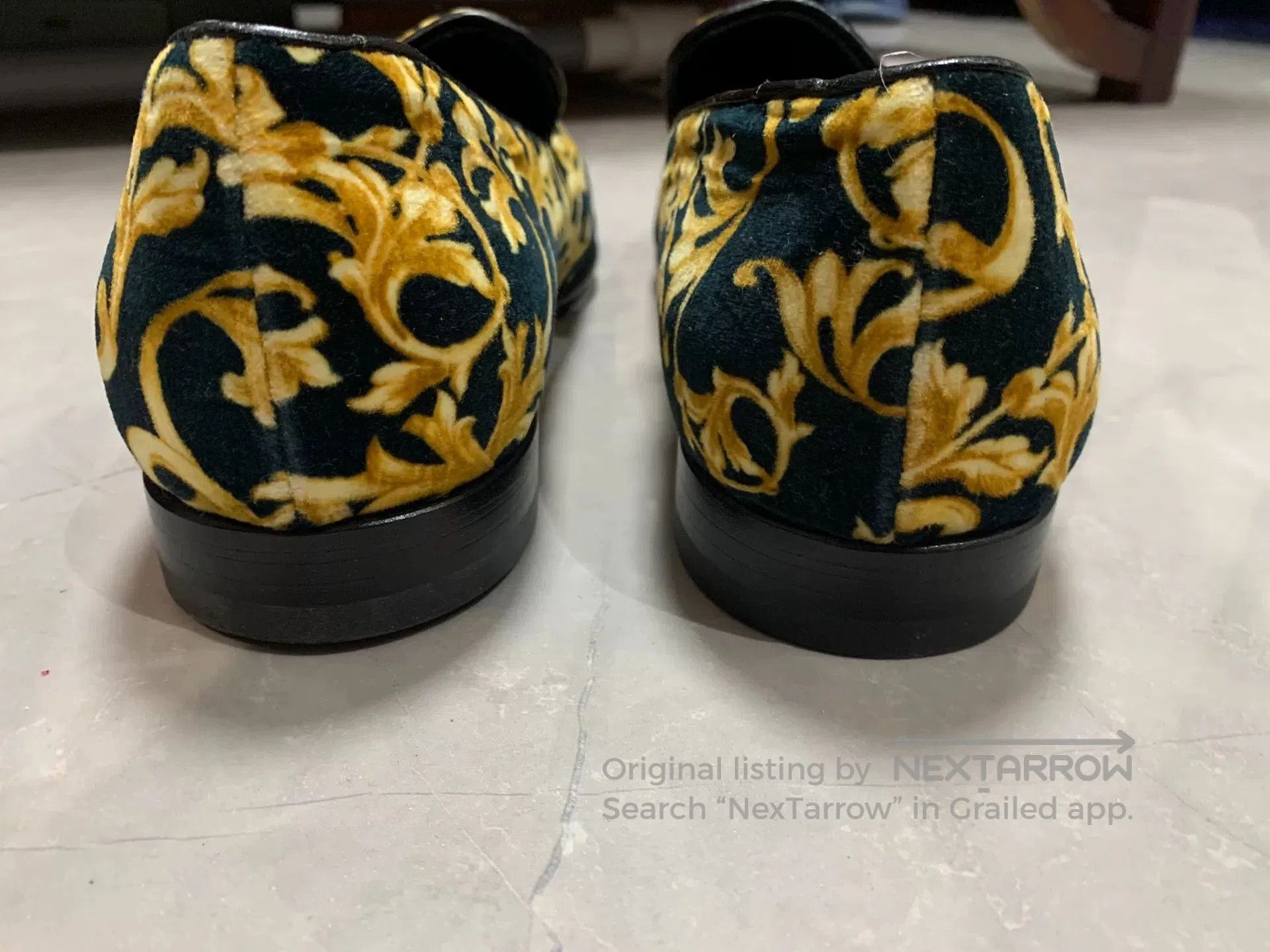 Versace Versace Velvet Loafers. Size US 8.5 / EU 41-42 - 5 Thumbnail