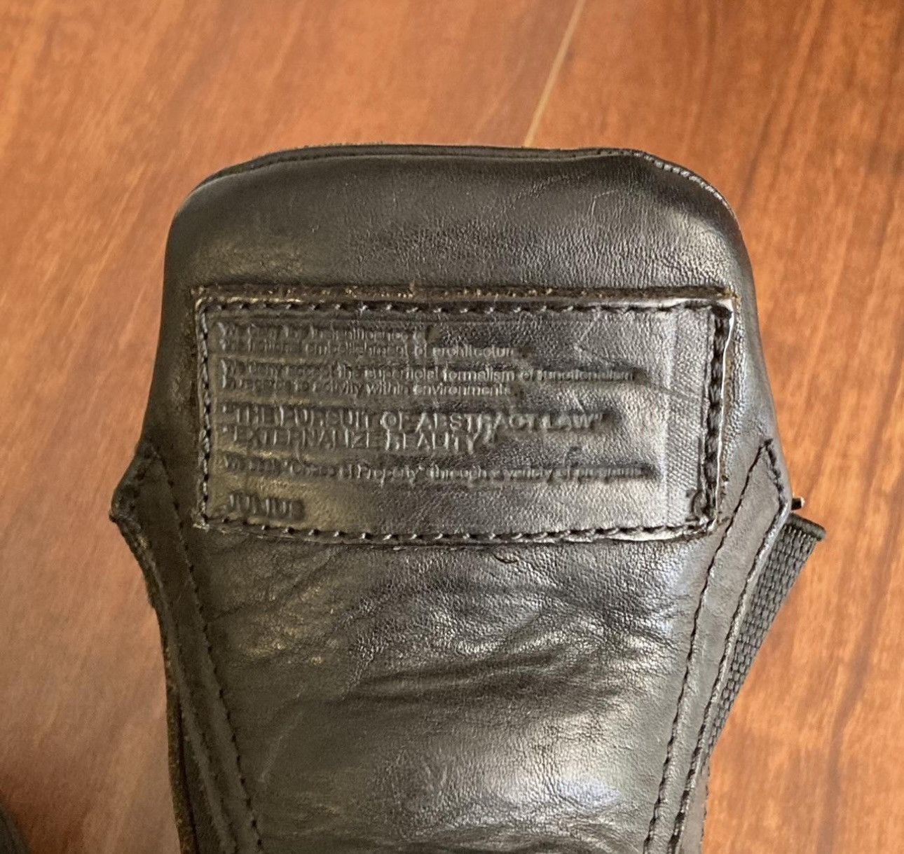 Julius RARE Julius a/w 2012 Leather Tank Boots. Size 1 (9-9.5US) Size US 9 / EU 42 - 3 Thumbnail