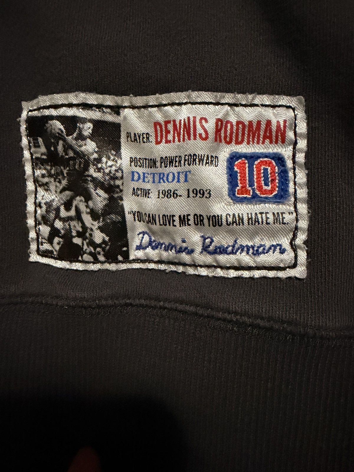 Roots Of Flight RARE Dennis Rodman #10 Detroit Pistons Shirt 1986-1993 Size US S / EU 44-46 / 1 - 2 Thumbnail