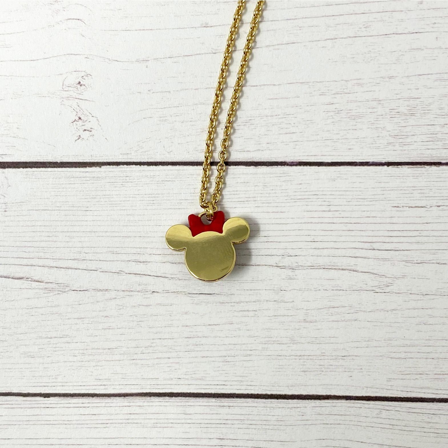 Kate Spade Kate Spade Minnie Mouse Mini Pendant Necklace wbrue710 Size ONE SIZE - 3 Thumbnail