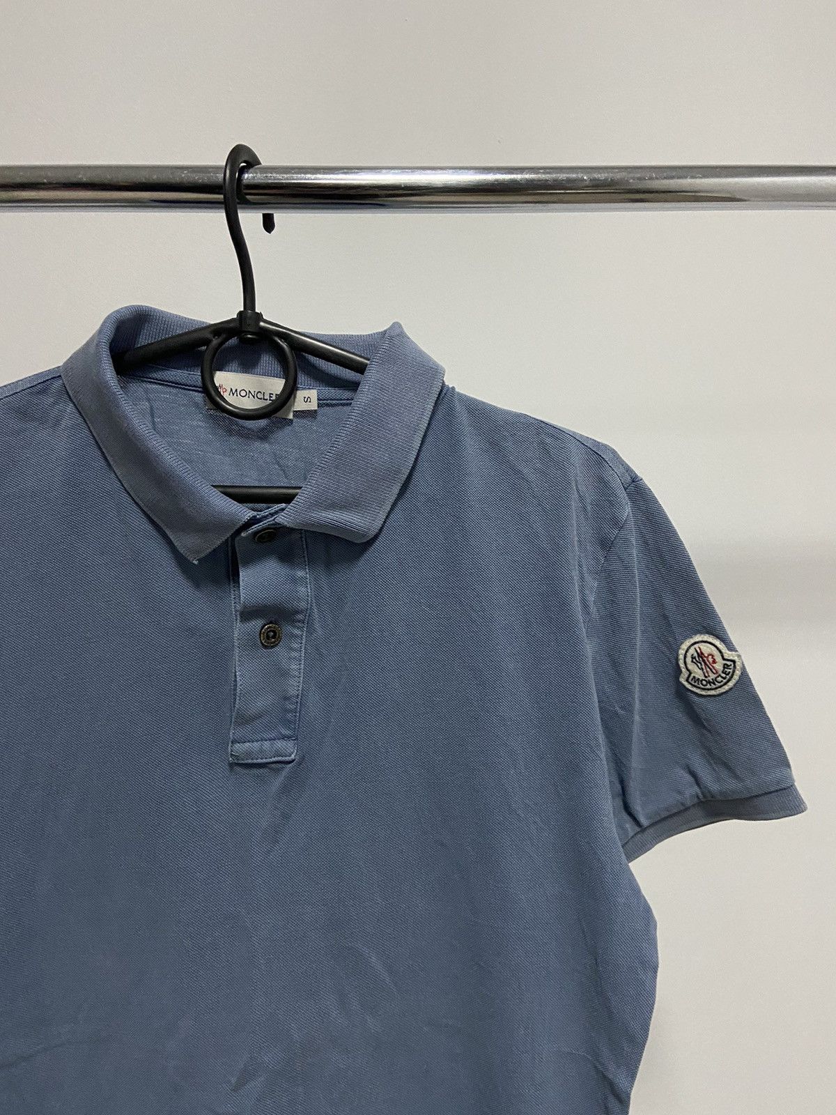 Moncler × Vintage Moncler Vintage T Shirt Polo Small Logo Luxury Size US S / EU 44-46 / 1 - 2 Thumbnail