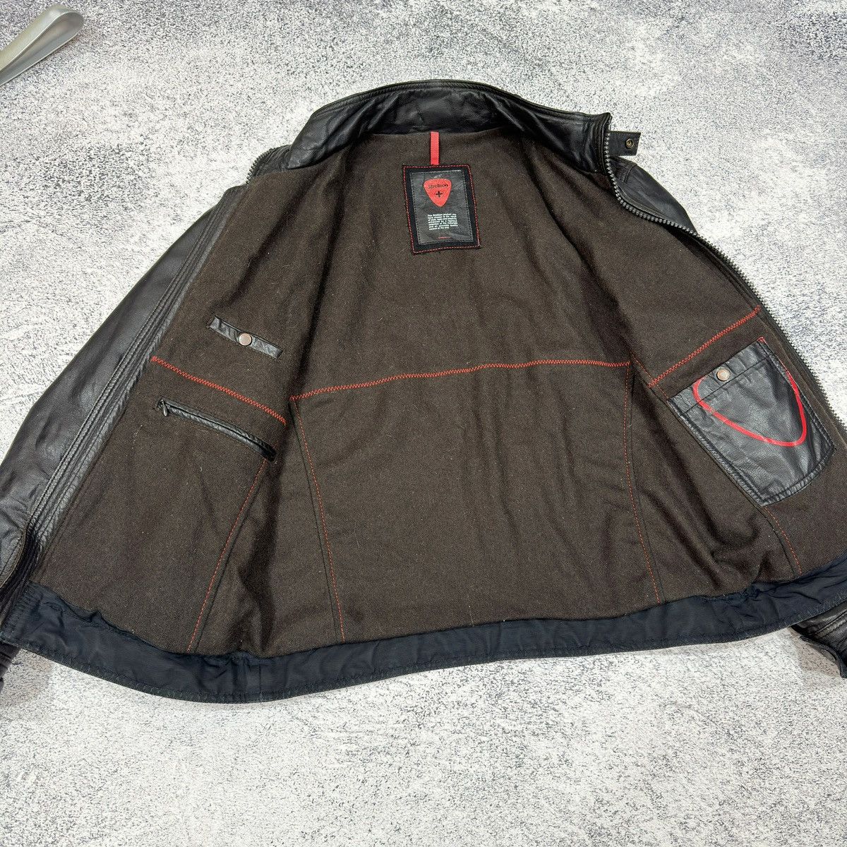 Designer × Strellson Strellson Leather Jacket L size 52 Size US L / EU 52-54 / 3 - 10 Thumbnail