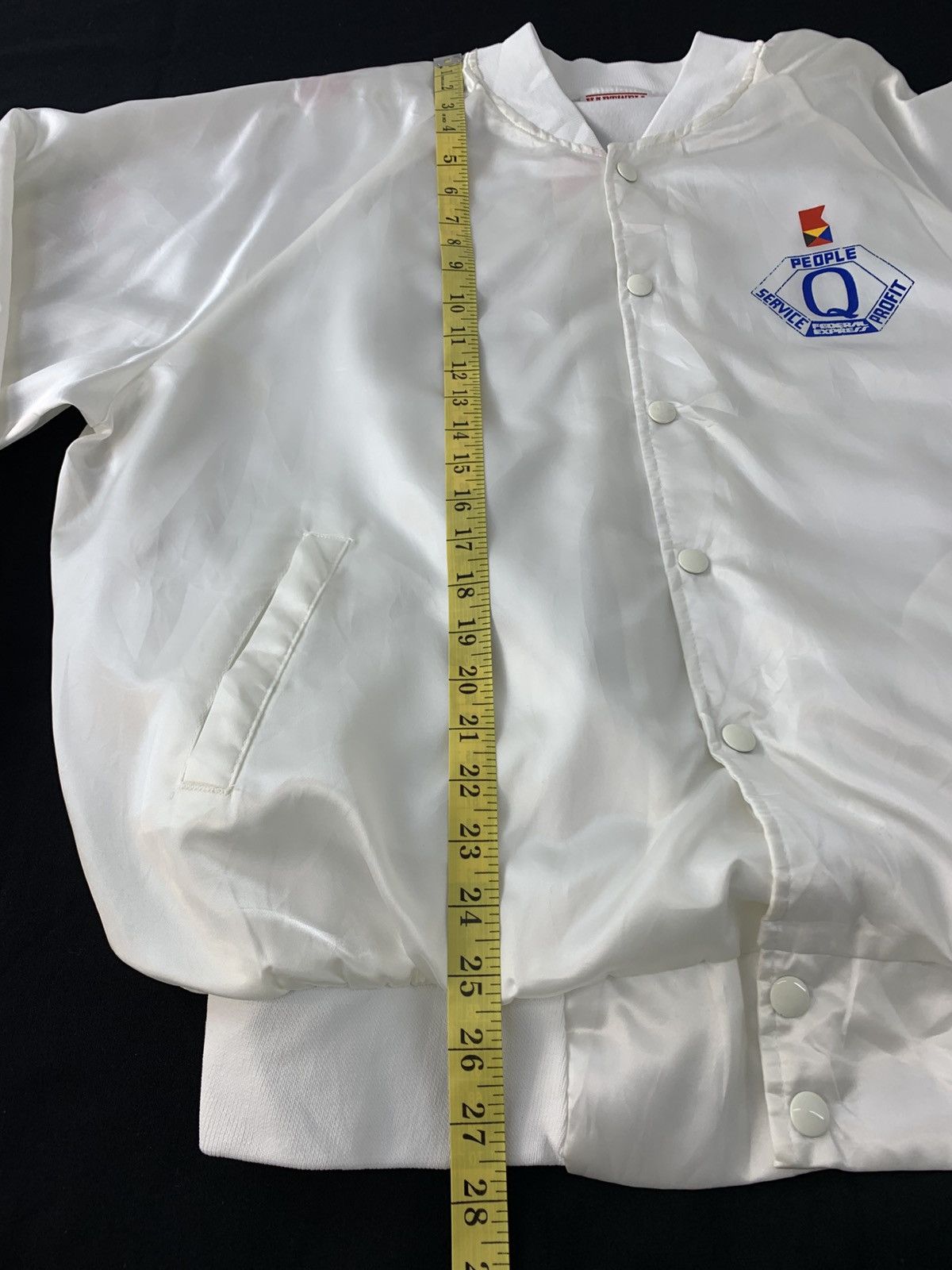 Other 90s Hartwell Federal Express Fedex Satin Bomber White Jacket Size US XL / EU 56 / 4 - 11 Thumbnail