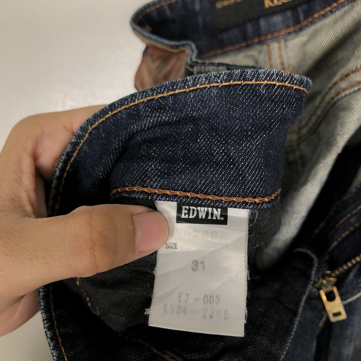 Edwin 🔥90’s VINTAGE EDWIN 503ZERO MADE IN JAPAN DENIM JEANS Size US 32 / EU 48 - 16 Thumbnail