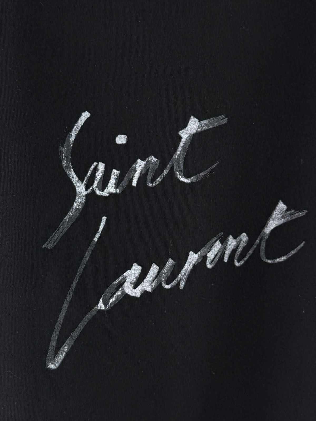 Saint Laurent Paris Saint Laurent Paris Signature Women’s Top T-Shirt Size L / US 10 / IT 46 - 3 Thumbnail