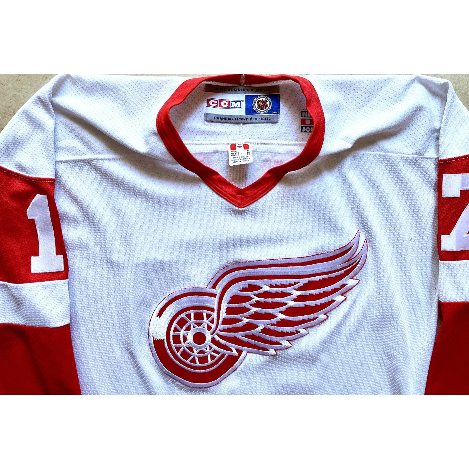 Ccm × NHL Brett HULL Detroit Red Wings CCM jersey XL hockey vintage Size US XL / EU 56 / 4 - 4 Thumbnail