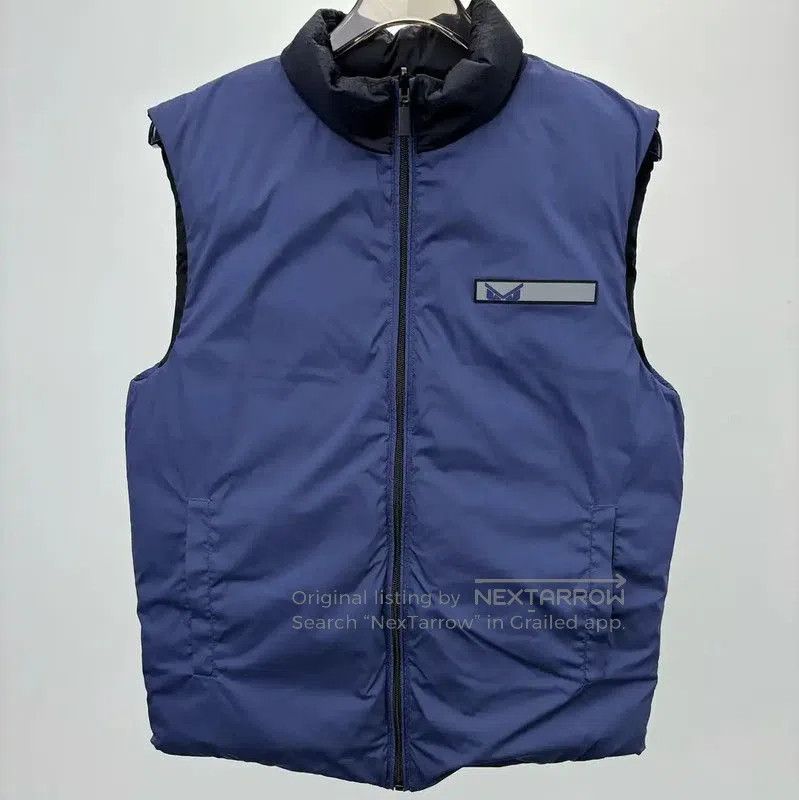 Fendi Fendi Blue Men's Puffer Vest . Size US S / EU 44-46 / 1 - 3 Thumbnail