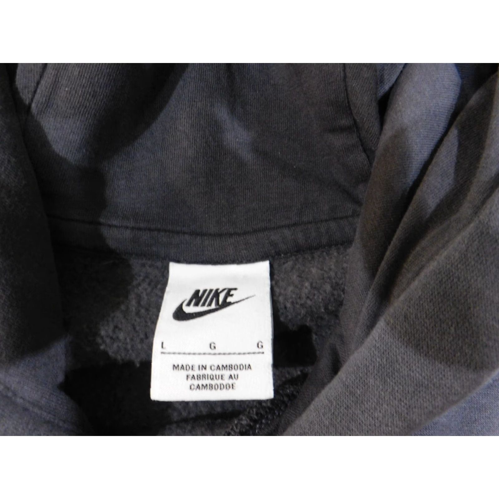Nike Nike Hoodie Mens L Gray Pullover Pocket Knit Logo Sportswear Size US L / EU 52-54 / 3 - 6 Thumbnail